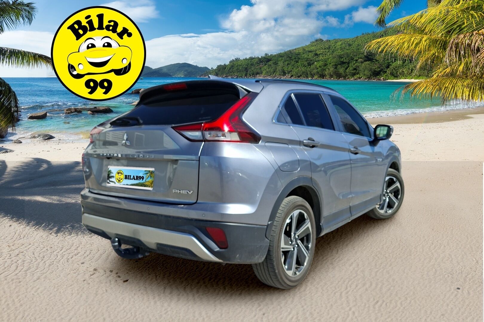 MITSUBISHI Eclipse Cross 2022 2.4 PHEV Invite 4WD * Vetokoukku / Remote Control / Peruutuskamera / Bi-LED / KeylessGo / Huippusiisti! - 2x Hyvät renkaat alkuperäisvantein / Juuri tullut Tampereelle!