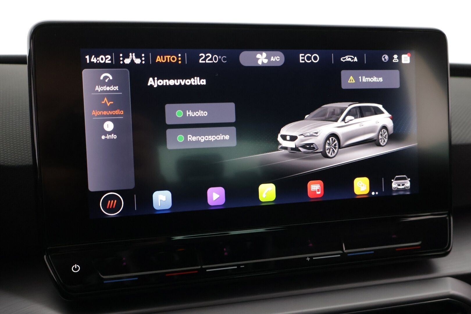 SEAT LEON SPORTSTOURER 2021 1,4 PHEV 204 eHybrid FR DSG ** Vakkari / P.Kamera / Navi / Lane assist ** - *Juuri huollettu / Taloudellinen / Hyvin varusteltu / 2x renkaat vantein*