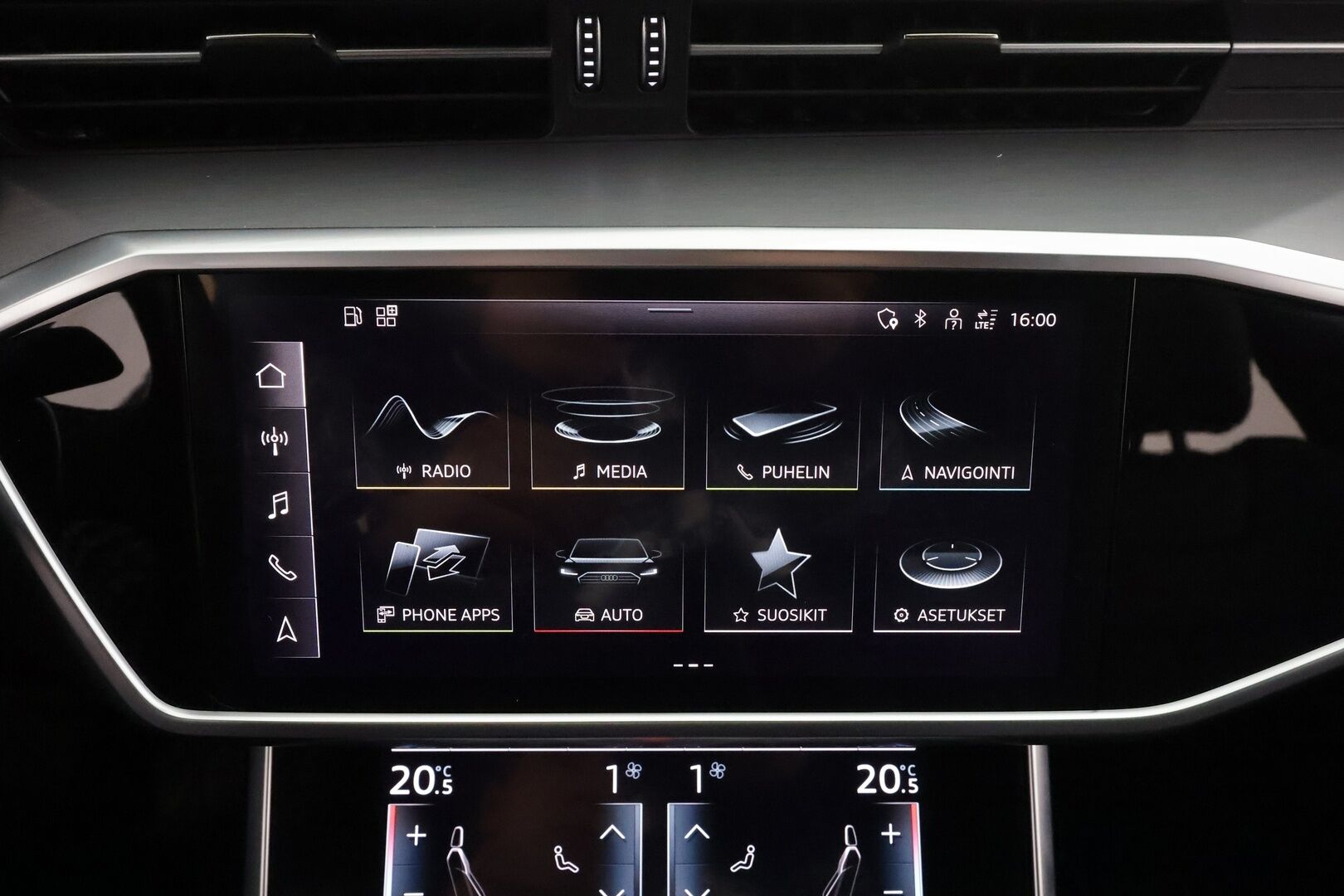 Audi A6 2021 55 TFSI e quattro S-line *Adapt.vakkari / P-Kamera / Matrix LED / Koukku / Black Optic* - Koti & kauppalaturi / Kahdet renkaat