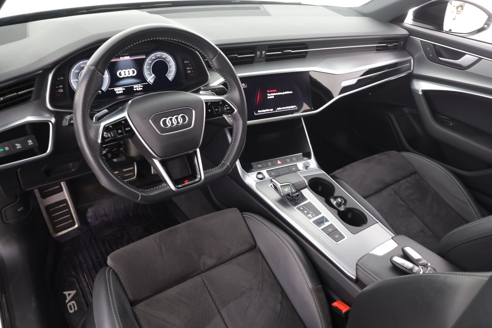 Audi A6 2021 55 TFSI e quattro S-line *Adapt.vakkari / P-Kamera / Matrix LED / Koukku / Black Optic* - Koti & kauppalaturi / Kahdet renkaat