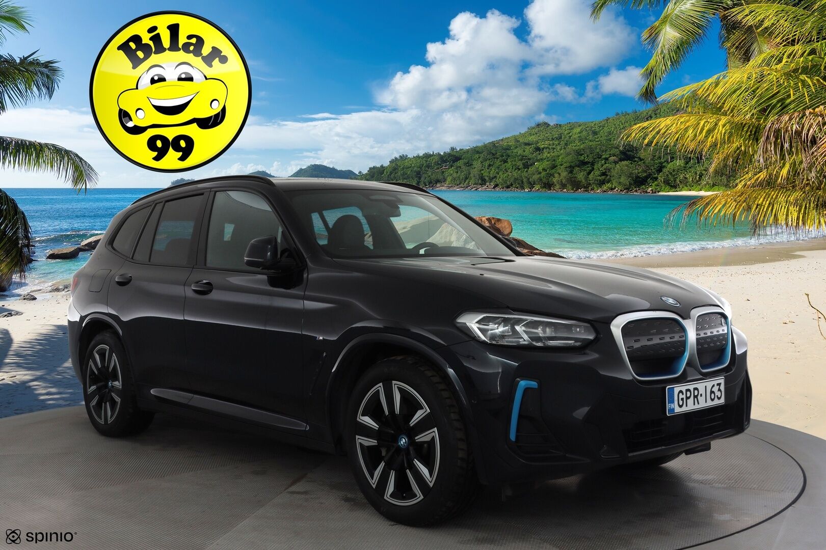 BMW iX3 2022 G08 M Sport Charged * ACC / Panorama / P.kamera / Adapt.LED / Muistipenkki / Koukku / Navi / Comfort Access * - Merkkihuollettu / Akku kuntotarkastettu SoH 97,2%