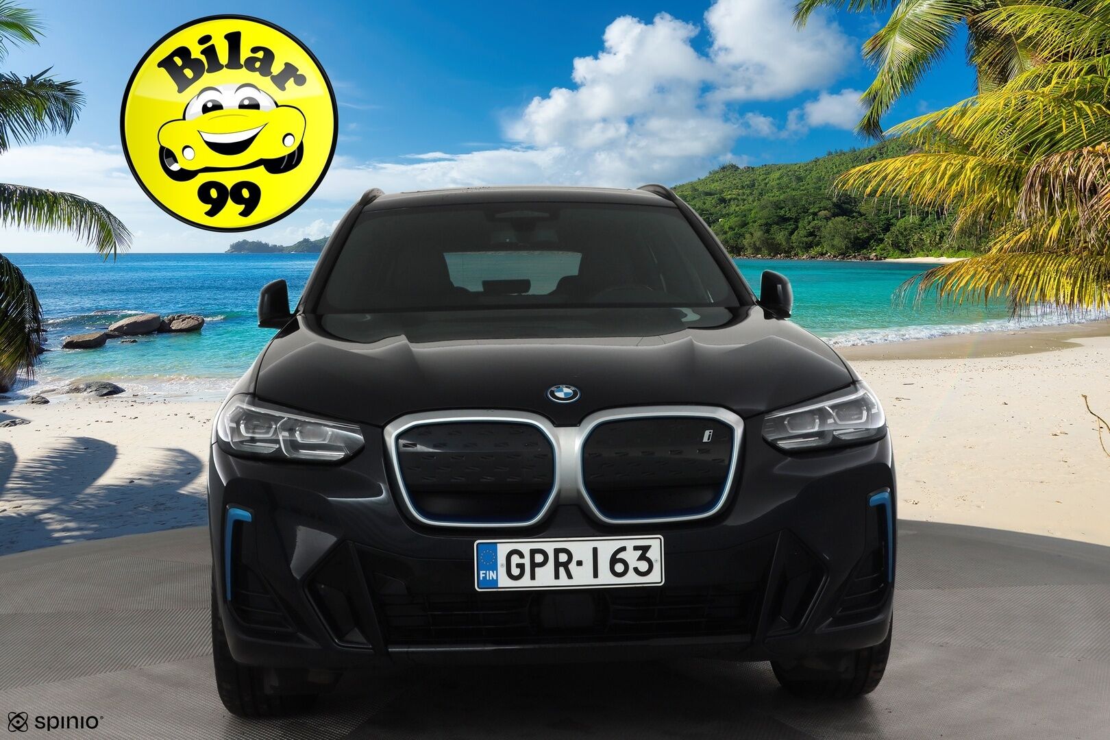 BMW iX3 2022 G08 M Sport Charged * ACC / Panorama / P.kamera / Adapt.LED / Muistipenkki / Koukku / Navi / Comfort Access * - Merkkihuollettu / Akku kuntotarkastettu SoH 97,2%