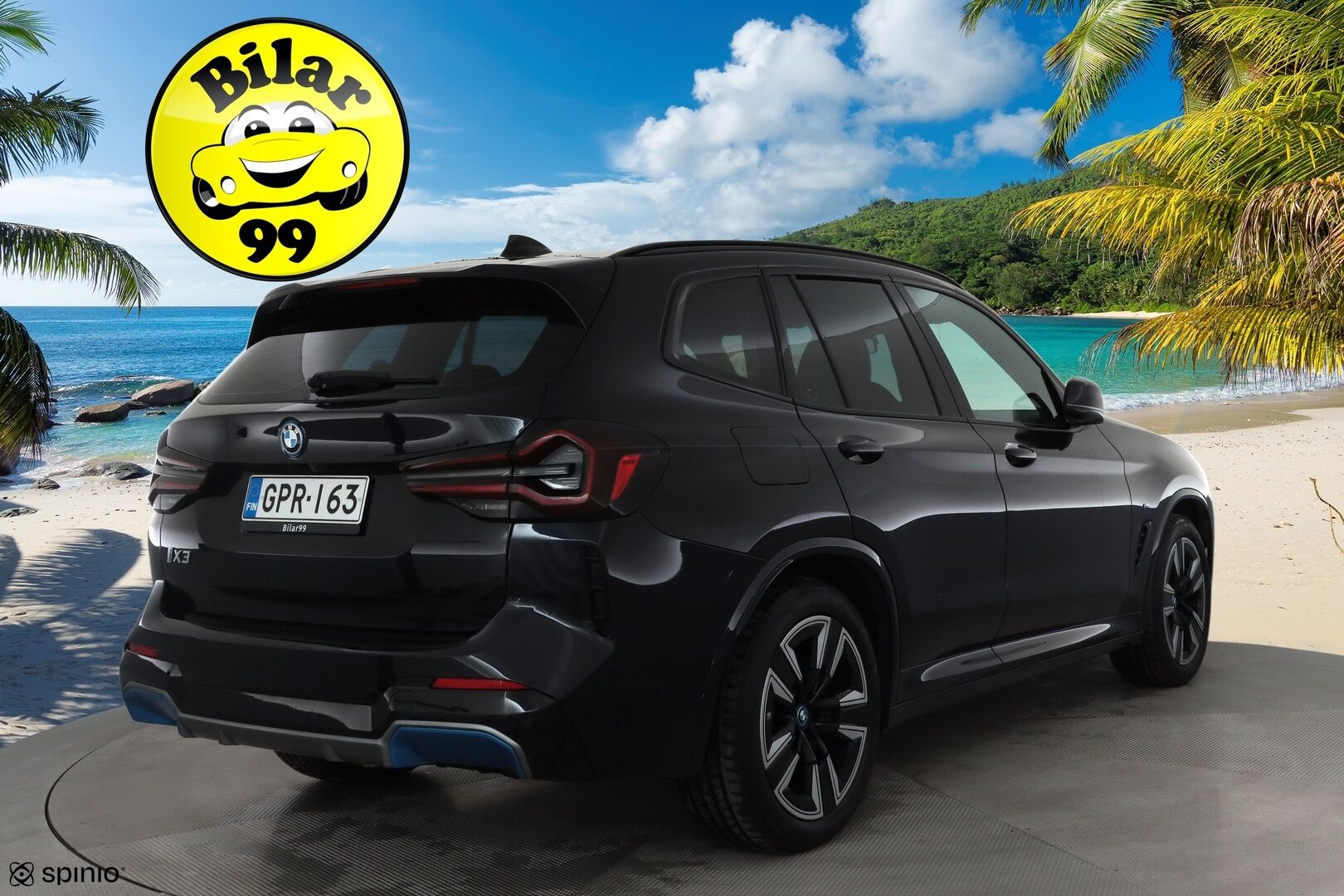 BMW iX3 2022 G08 M Sport Charged * ACC / Panorama / P.kamera / Adapt.LED / Muistipenkki / Koukku / Navi / Comfort Access * - Merkkihuollettu / Akku kuntotarkastettu SoH 97,2%