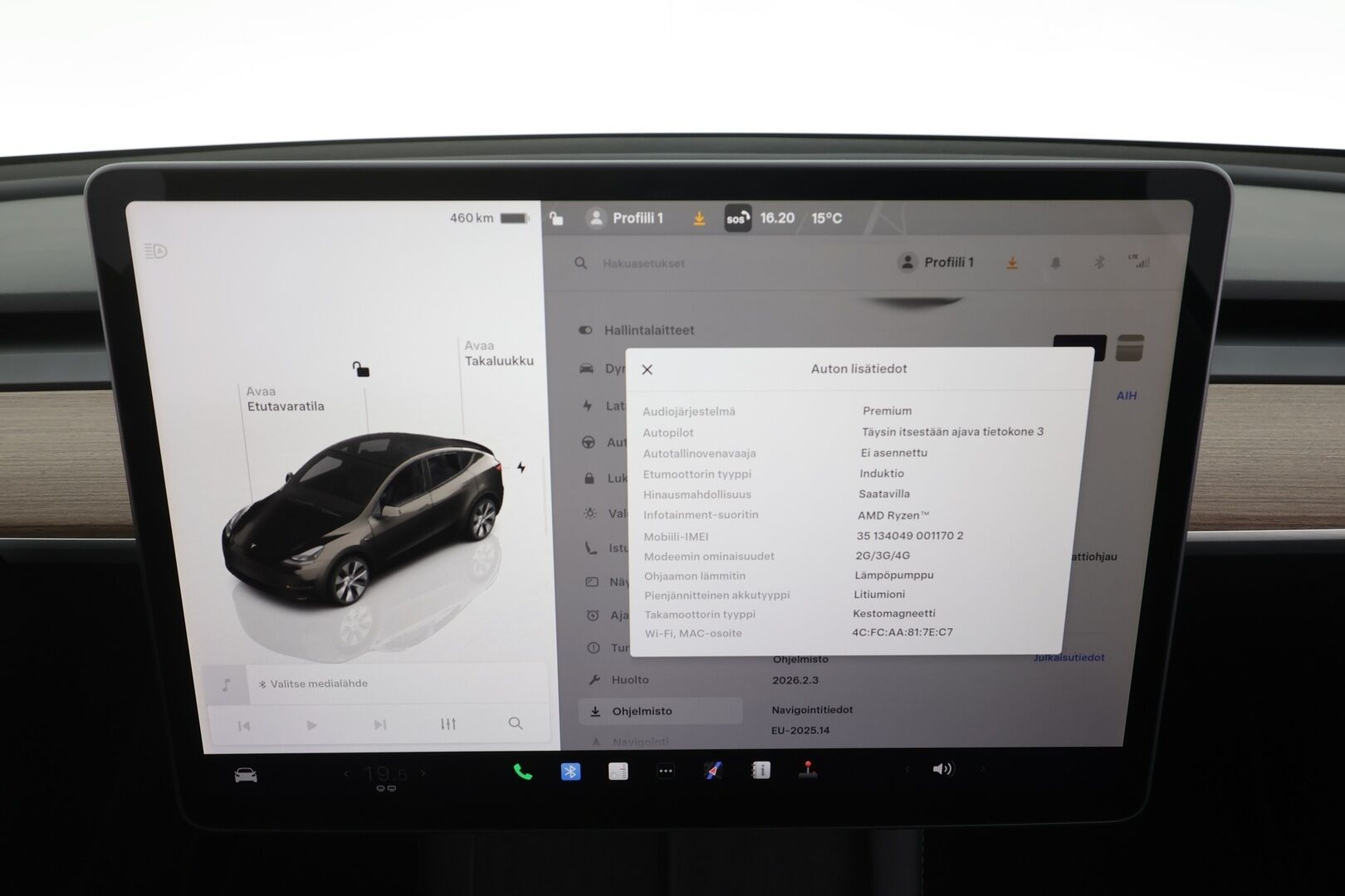 Tesla Model Y 2022 Long Range Dual motor AWD - | ACC | Koukku | ILP | Ryzen | Matrix | Lasikatto | Premium audio | P.kamera | Akuston esilämmitys | 2x renkaat aluin |