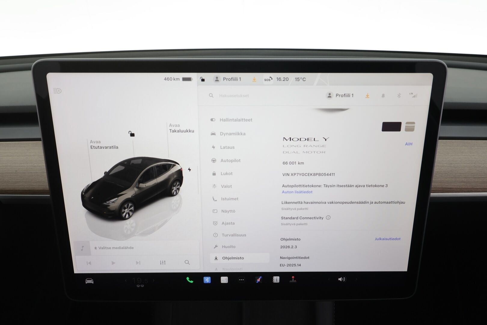 Tesla Model Y 2022 Long Range Dual motor AWD - | ACC | Koukku | ILP | Ryzen | Matrix | Lasikatto | Premium audio | P.kamera | Akuston esilämmitys | 2x renkaat aluin |
