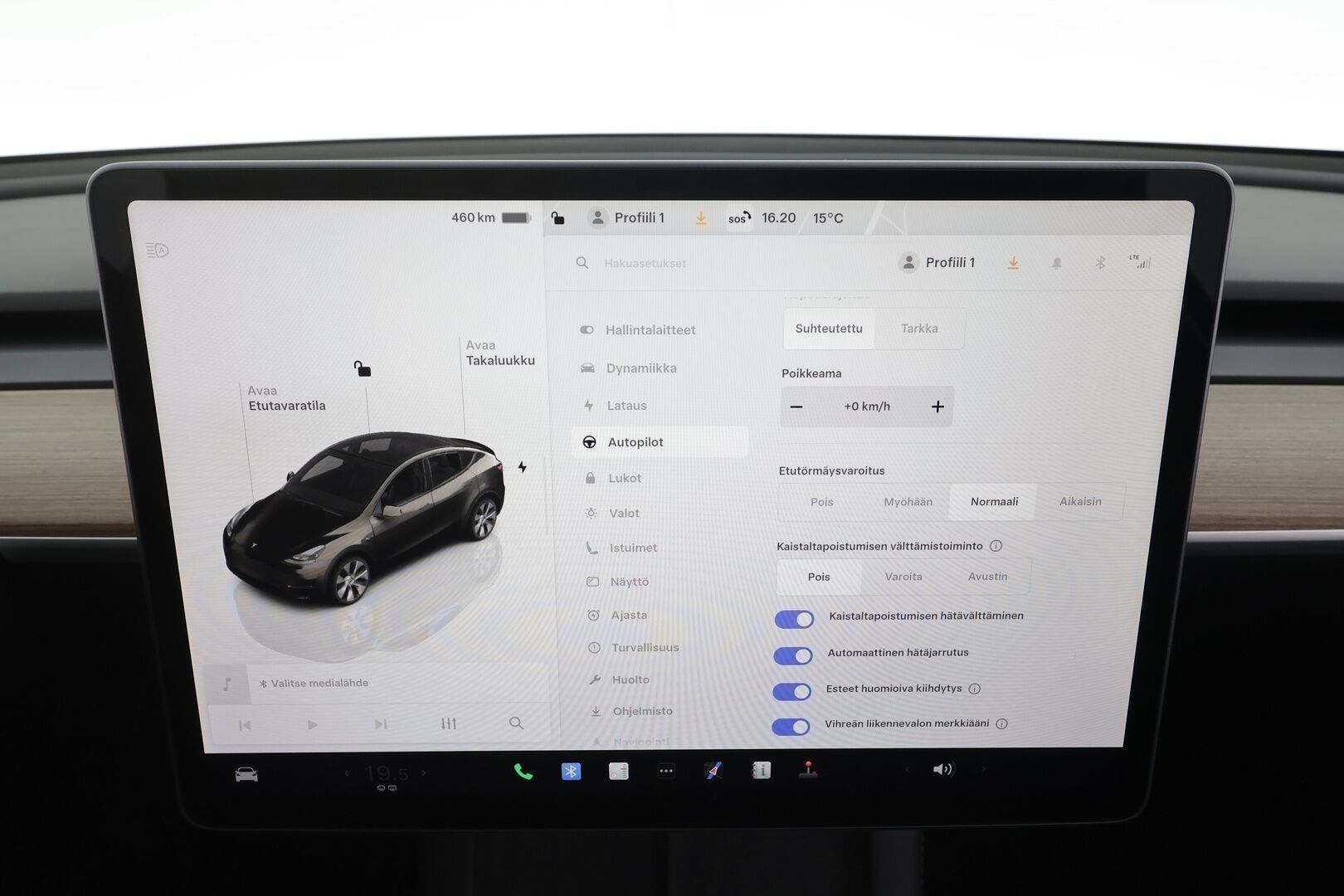 Tesla Model Y 2022 Long Range Dual motor AWD - | ACC | Koukku | ILP | Ryzen | Matrix | Lasikatto | Premium audio | P.kamera | Akuston esilämmitys | 2x renkaat aluin |