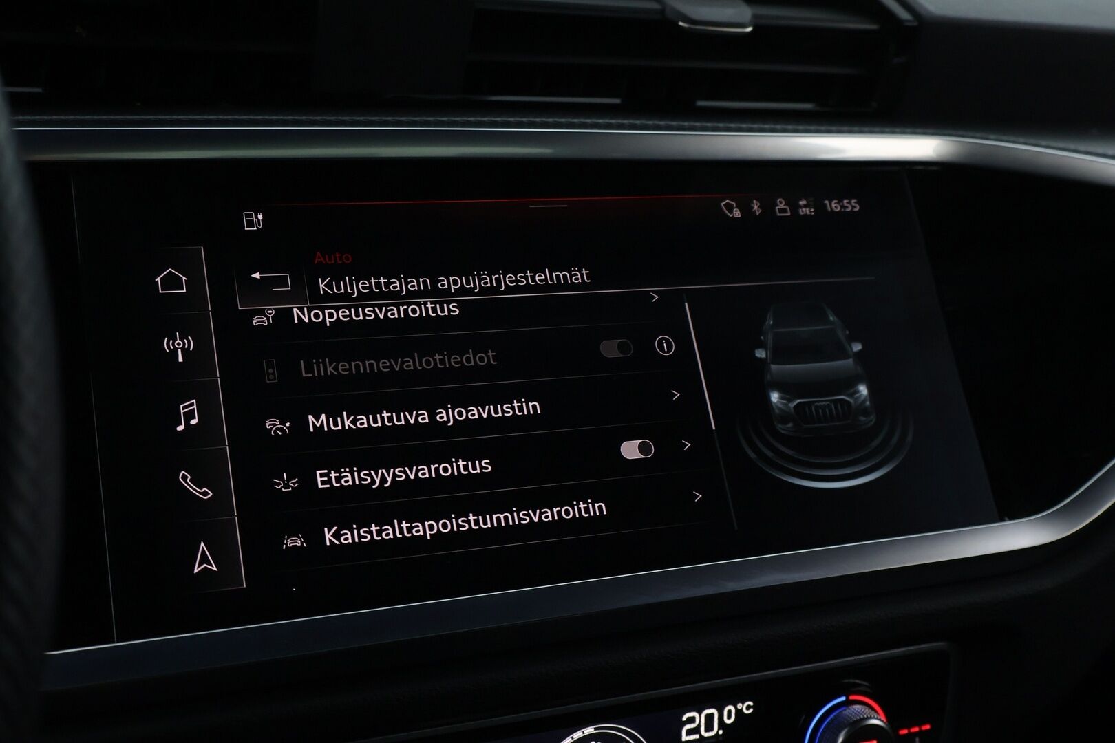 Audi Q3 2021 S line 45 TFSI e 180 kW S tronic - 3,99 % KORKOTARJOUS TÄHÄN AUTOON - S LINE / Adapt.Vakkari / Digital Cockpit / Puolinahkaiset Sporttipenkit / BLIS / Navigointi / Upea yksilö!