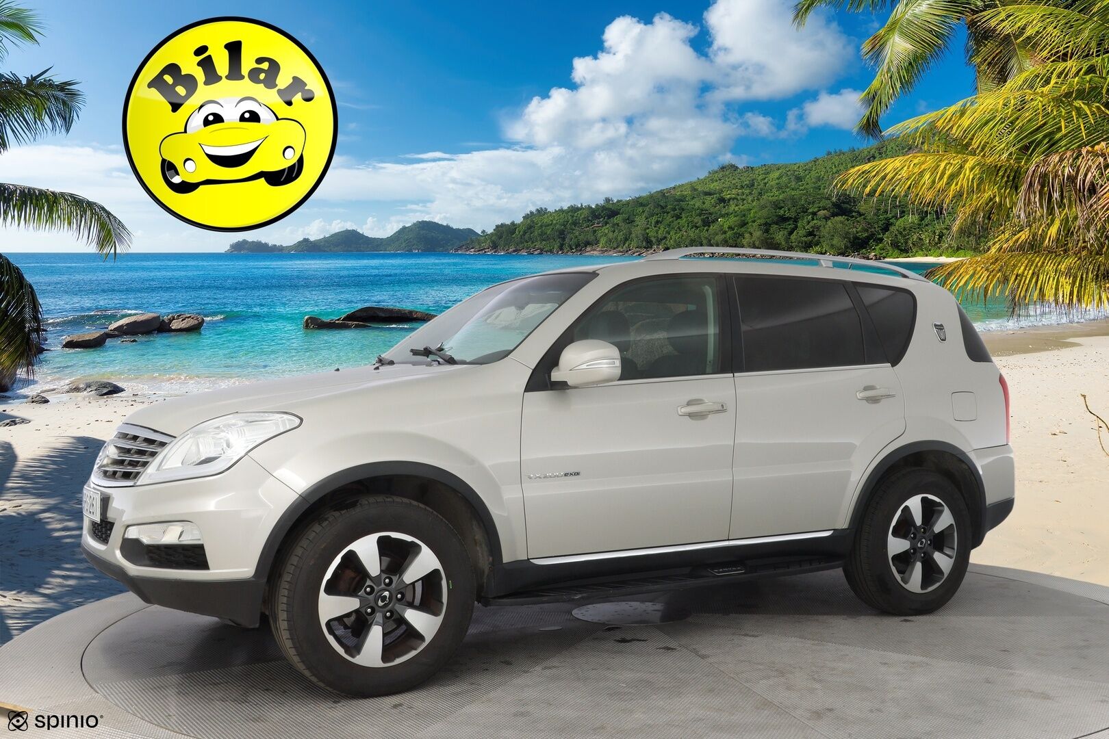 Ssangyong Rexton 2016 D20 AWD 5AT QUARTZ LIMITED - Myydään Huutokaupat.com - |Vakkari | Kuskinpenkki sähkö+muisti | Kattoikkuna | Pakettiautoksi rekisteröity | 2x Renkaat | Seuraava katsastus 10/26 