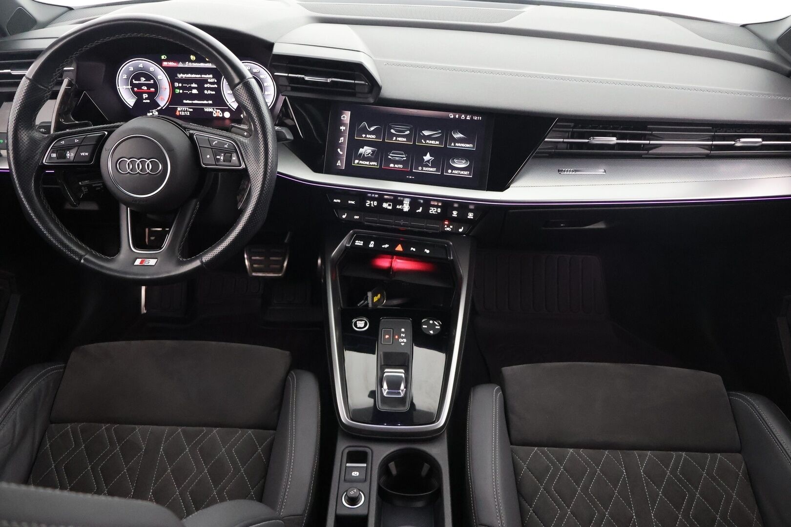 Audi A3 2021 Sportback Business S line 40 TFSI e 150kW S tronic - Adapt. Vak | P-kamera | Muistipenkki | Urheiluistuimet | Digimittaristo | LED | SOH 91.7% | Huippuvarusteltu! | 