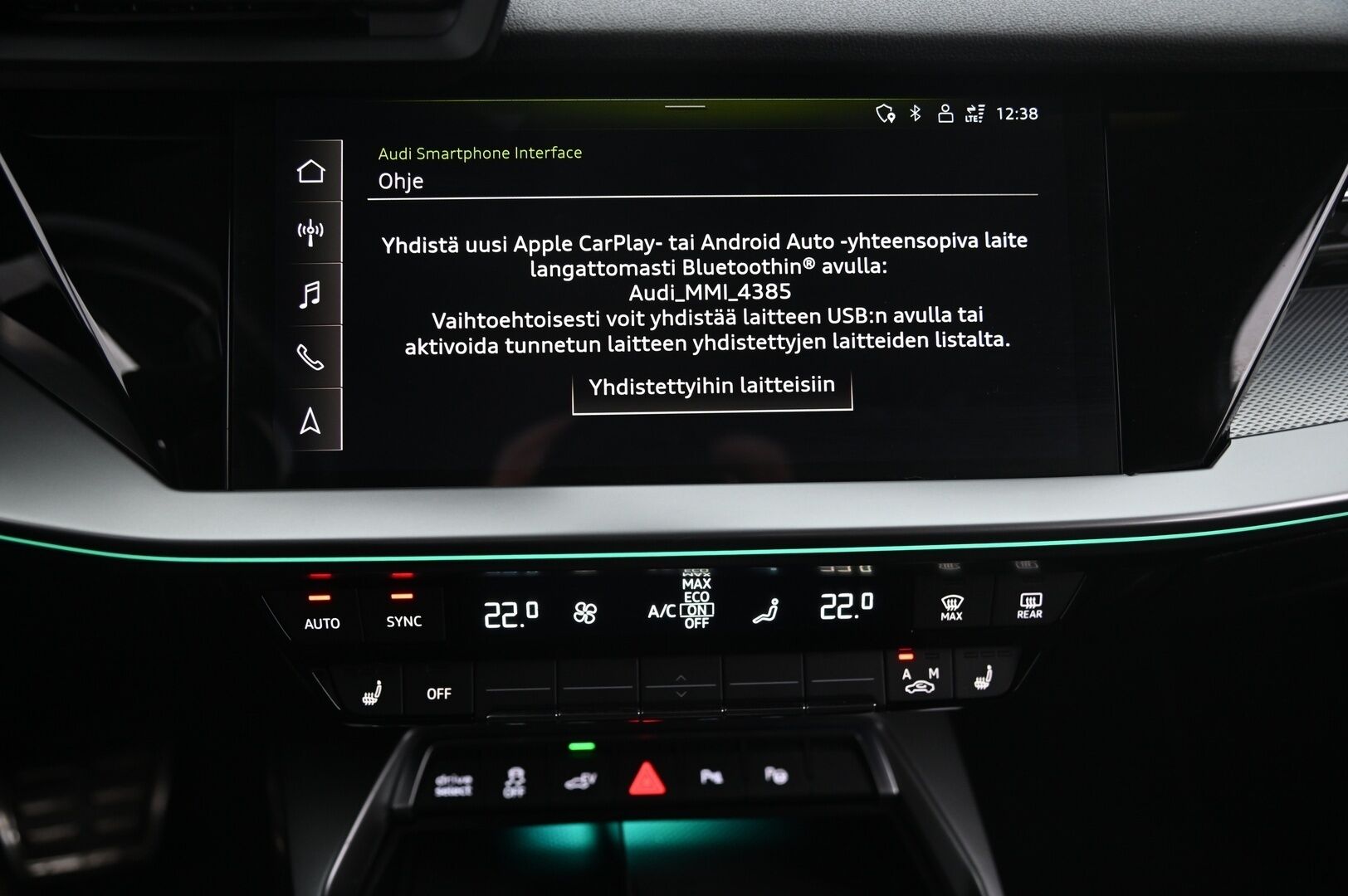 Audi A3 2021 Sportback Business S line 40 TFSI e 150kW S tronic / ACC / Muistipenkki / Digimittaristo / BLIS / P-kamera / - *S-Line / RS-Penkit / ACC / Digimittaristo / Audi Pre Sense / Navi / LED / Kuskinpenkki muistilla /