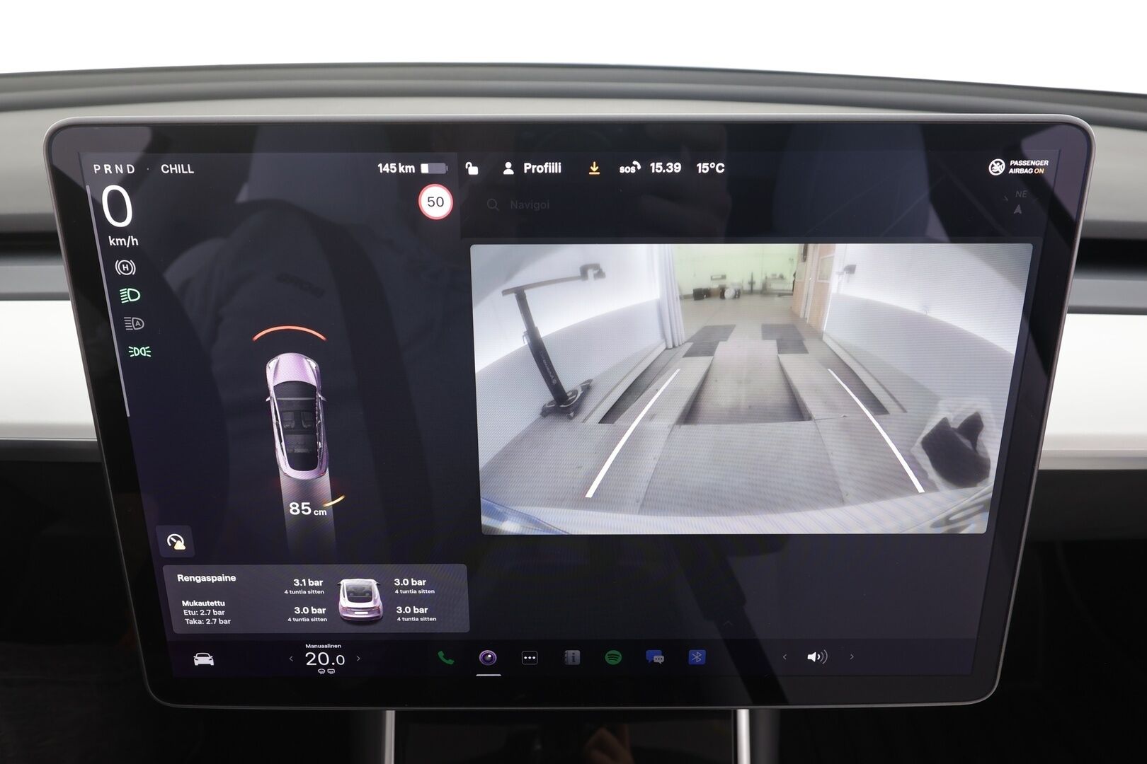 Tesla Model 3 2019 Performance Dual Motor AWD - | FSD | ACC | Valkoiset nahat | Muistipenkki | Lasikatto | Premium audio | P.kamera | Akuston esilämmitys | LED | Track mode | 