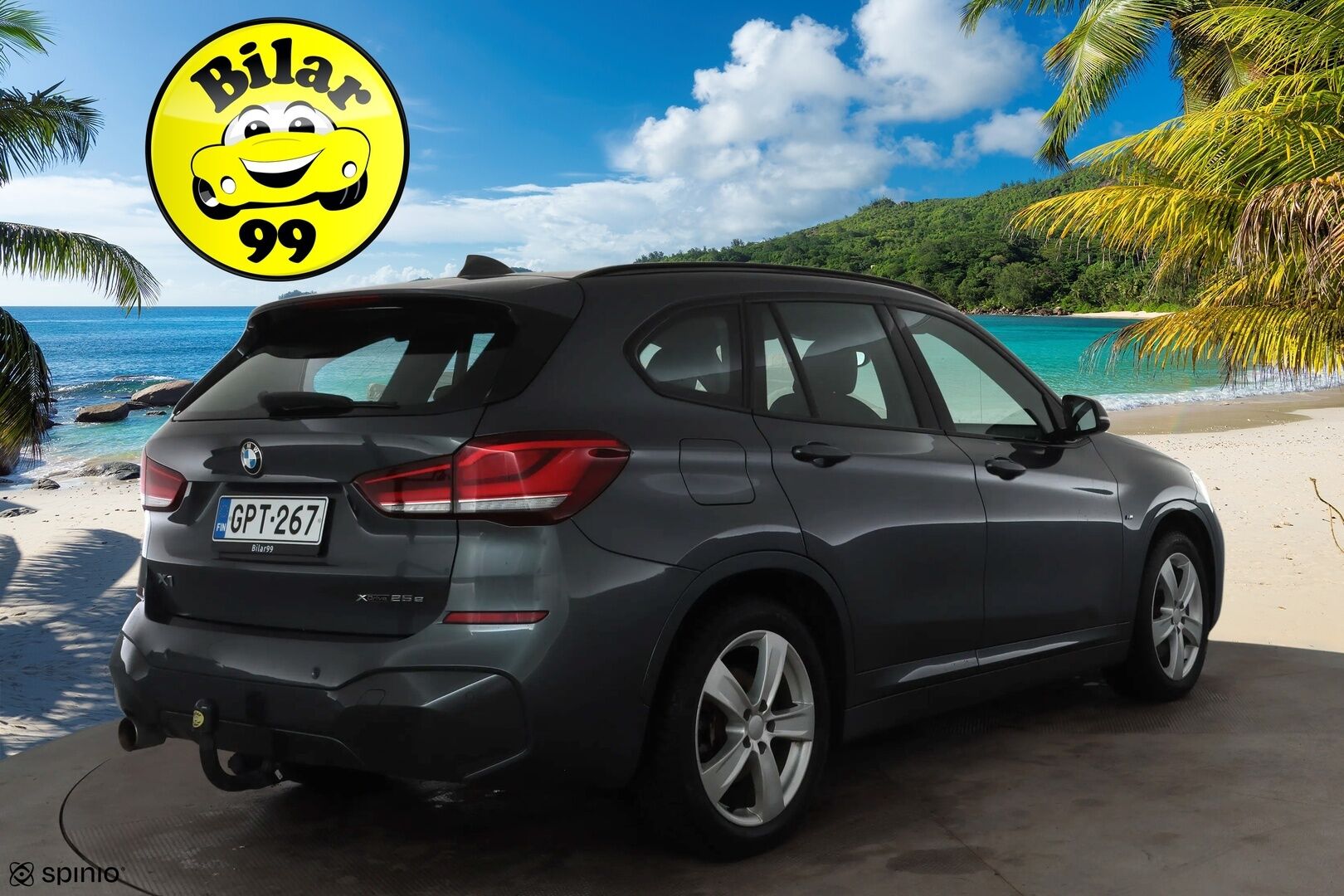 BMW X1 2022 BMW X1 F48 xDrive25e A Charged Edition M Sport * ACC / HUD / Koukku / Sporttipenkit / P.tutkat / LED / Navi * - Akku kuntotarkastettu Soh 90,3% / Kahdet renkaat aluvanteilla 