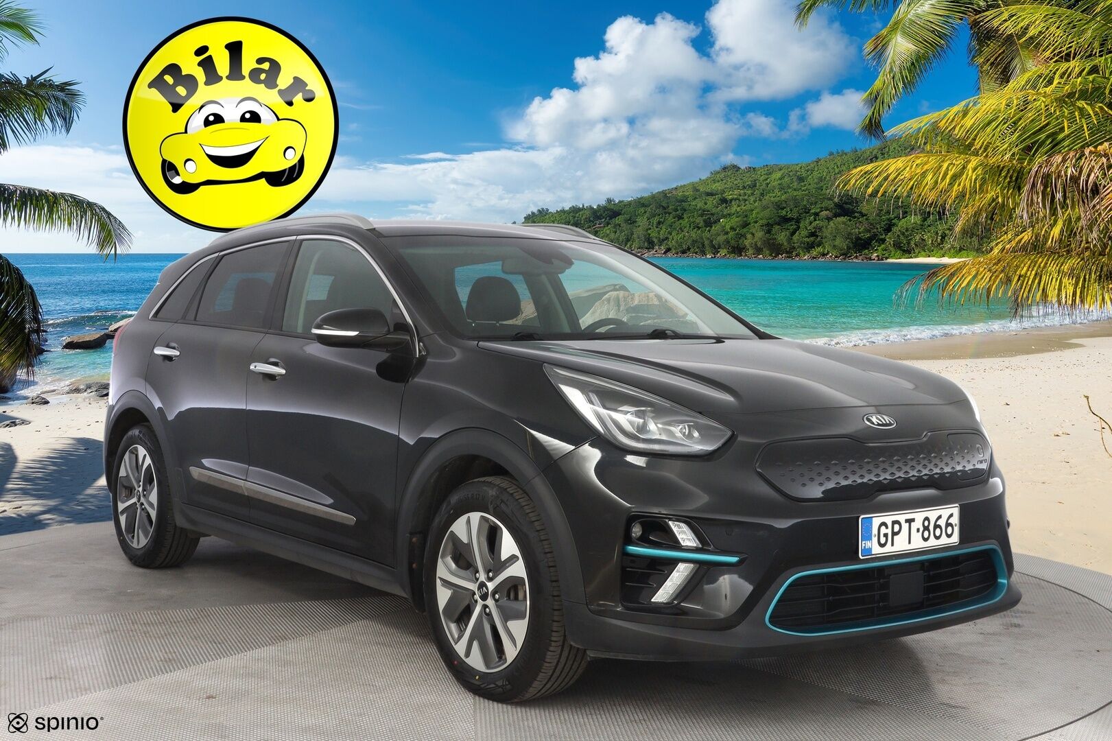 Kia Niro Electric 2021 Business Luxury 64 kWh 204 hv - ACC | Ilmastoidut nahat | Kamera | Navi | Kahdet renkaat aluvantein | SOH 94,5% | Android & Apple 