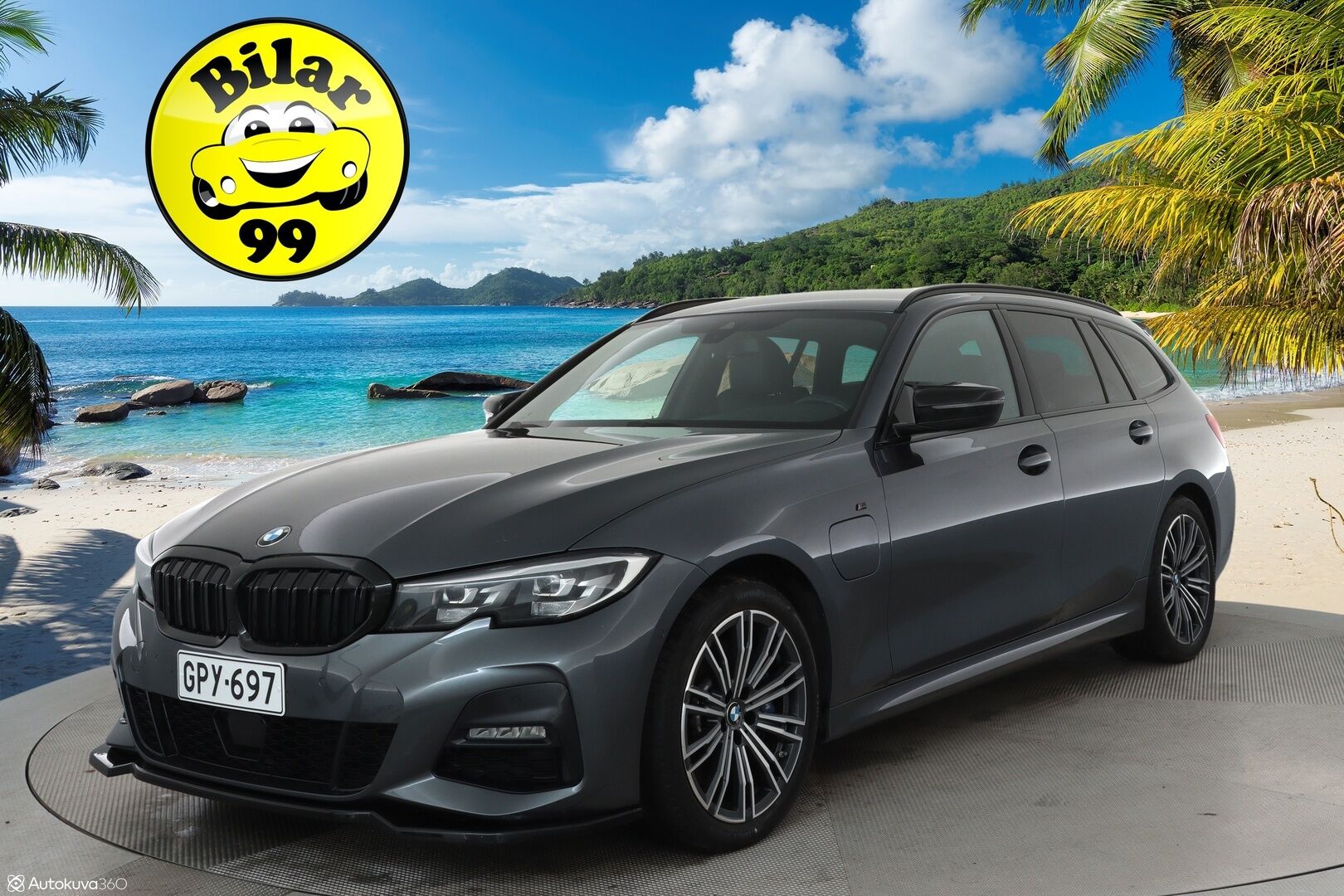 BMW 330 2021 G21 Touring 330e Business M Sport **Adapt.vakkari / Koukku / Hifit / P.kamera / Sporttipenkit** - Akku kuntotarkastettu!
