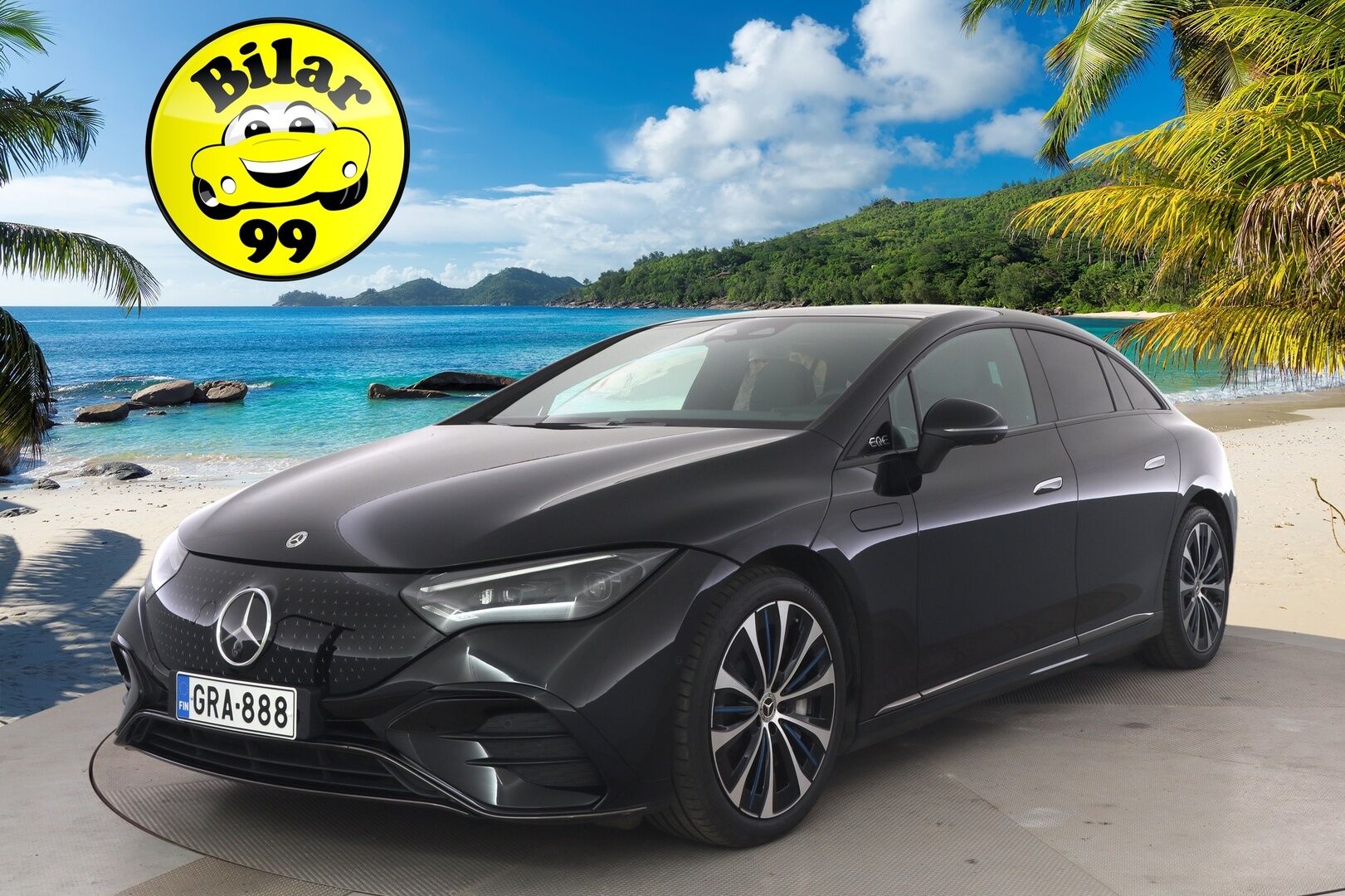 Mercedes-Benz EQE 2022 350 4MATIC AMG-Line - 2,99 % KORKOTARJOUS TÄHÄN AUTOON - Distronic Plus / Burmester / Panorama / 360° Kamera / Sporttipenkit Muistilla / Digital Light / KeylessGo / Ohjausavustin / 2x renkaat aluvanteilla