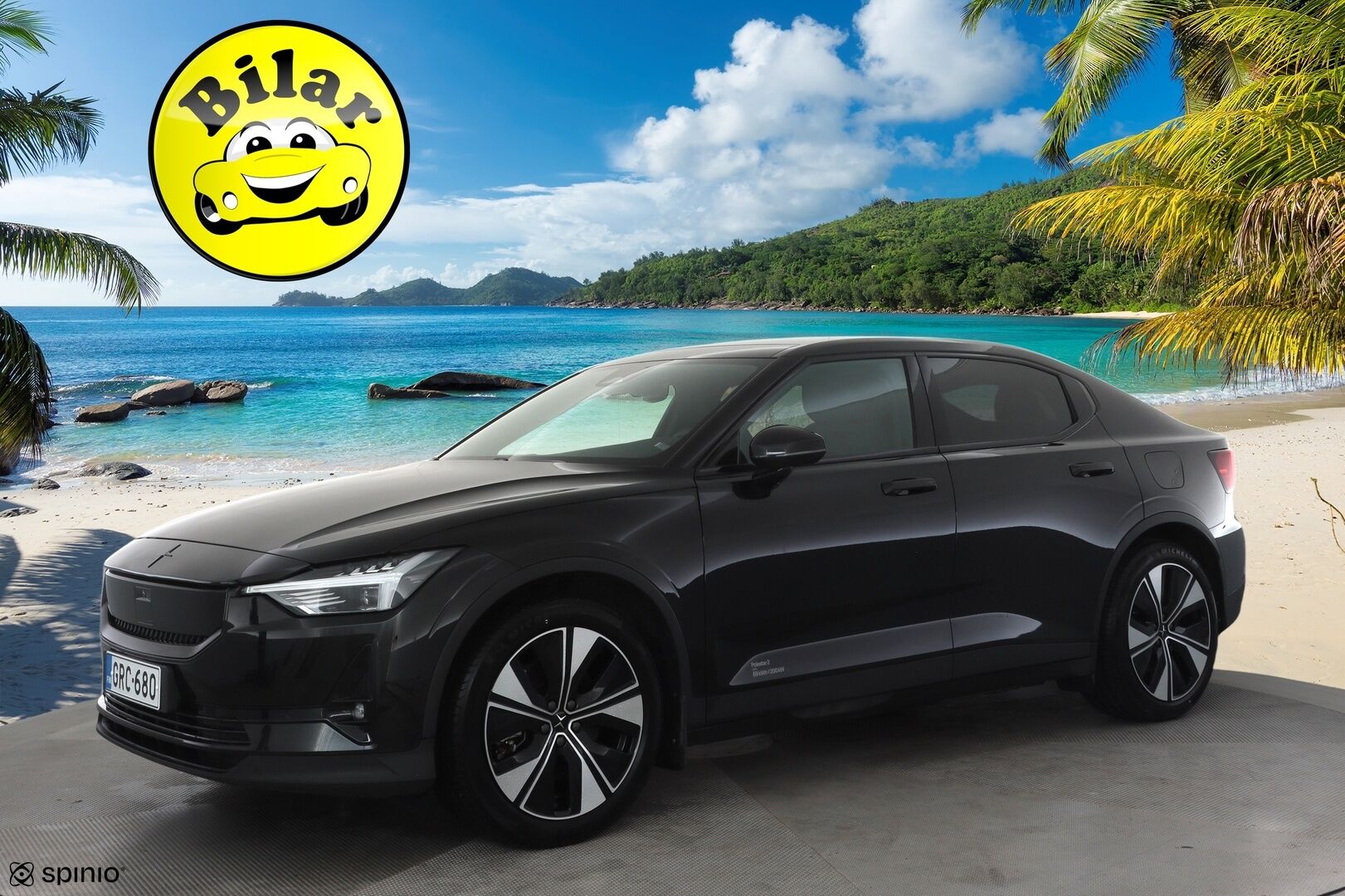 Polestar 2 2024 Standard range Single motor Plus Pack, 200kW, 69kWh - | Pilot&Plus | Facelift | ACC | ILP | Pixel-LED | Lasikatto | Harman/Kardon | 360° | BLIS | Pilot Assist | Keyless | Lämm. ratti | 2x Polestar alut | 