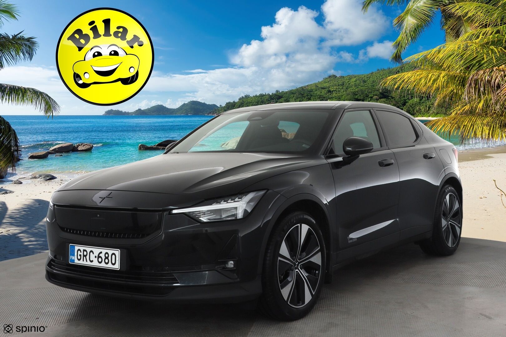 Polestar 2 2024 Standard range Single motor Plus Pack, 200kW, 69kWh - | Pilot&Plus | Facelift | ACC | ILP | Pixel-LED | Lasikatto | Harman/Kardon | 360° | BLIS | Pilot Assist | Keyless | Lämm. ratti | 2x Polestar alut | 