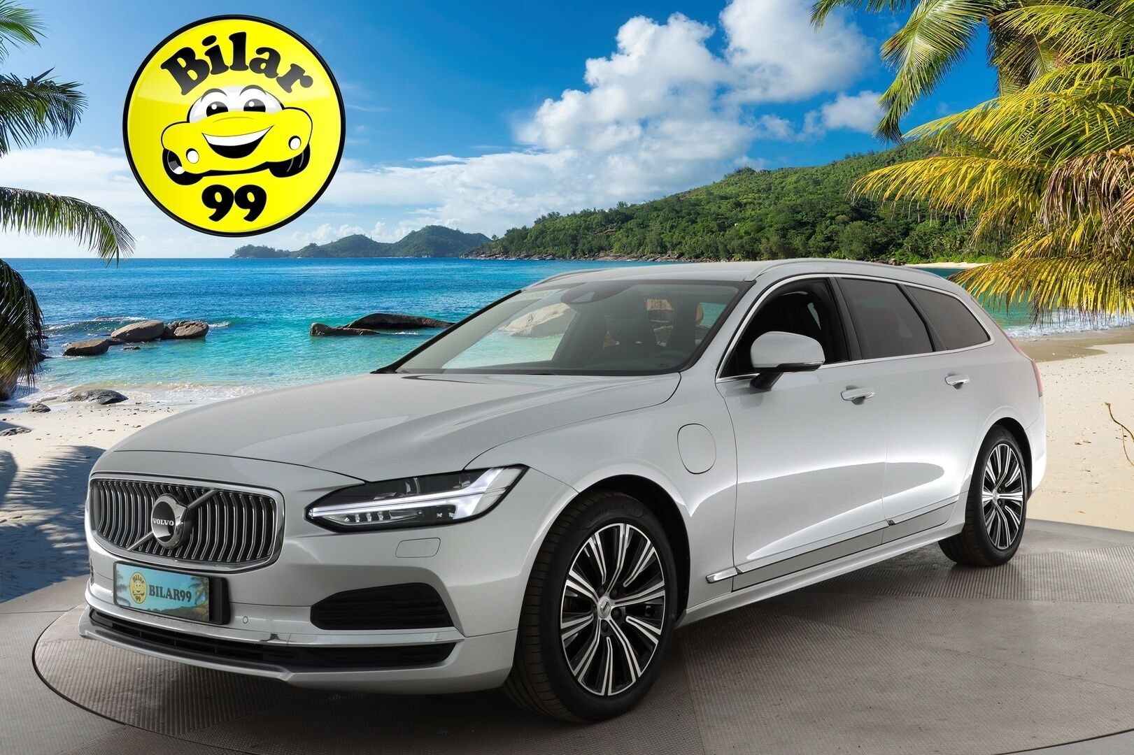 Volvo V90 2021 T6 AWD Inscription Expression Recharge Aut *Nahkapenkit /  H&K / Webasto / Adapt. vakkari / Koukku / Muistipenkki / - *juuri saapunut! / 2x renkaat&vanteet*