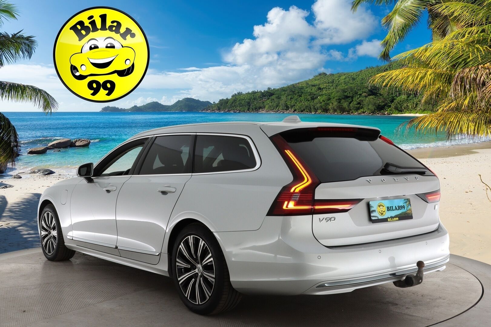 Volvo V90 2021 T6 AWD Inscription Expression Recharge Aut *Nahkapenkit /  H&K / Webasto / Adapt. vakkari / Koukku / Muistipenkki / - *juuri saapunut! / 2x renkaat&vanteet*