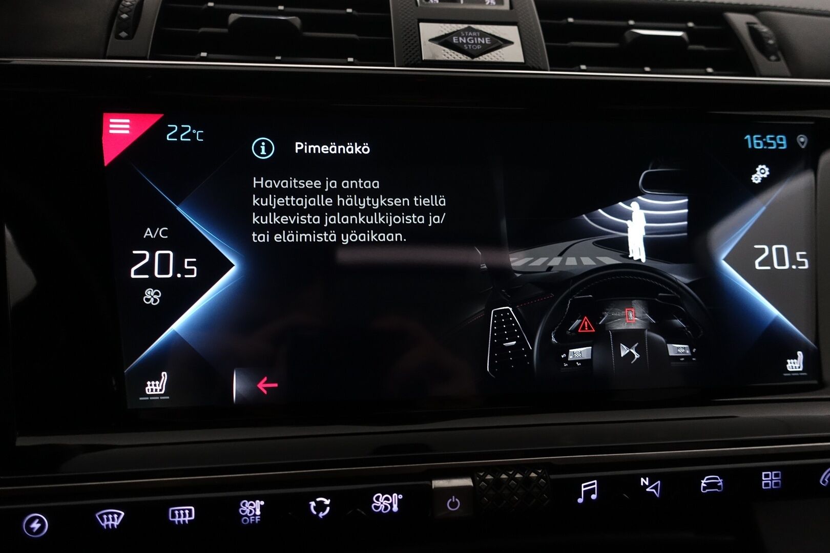 DS 7 Crossback 2020 E-Tense 300 4x4 Plug-in hybrid Opera - | ACC | Night Vision | Panorama | Focal Electra | Ilmastoidut & hierovat nahat | 360 Kamera | Digimittaristo | Keyless | Esilämmitys | Ajolinja-avustin | DS LED Vision | - KORKO VAIN 3,99 %