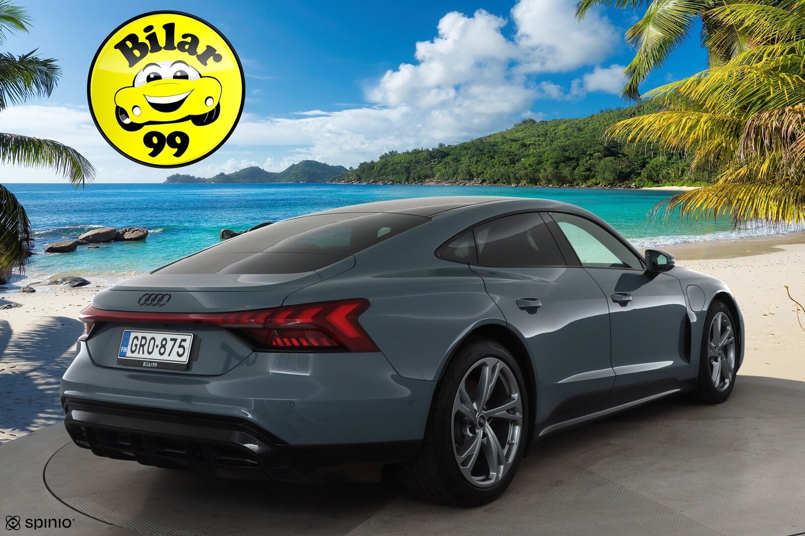 AUDI E-TRON GT 2022 60 quattro * ILP / ACC / Matrix-LED / 360° / Nahkaverhoilu / Lasikatto / Navi / Kaistavahti / KeylessGO * - 2x Latauskaapelit / Kahdet renkaat / Merkkihuollettu! - HULLU BLACKWEEK KORKOTARJOUS 2,49%