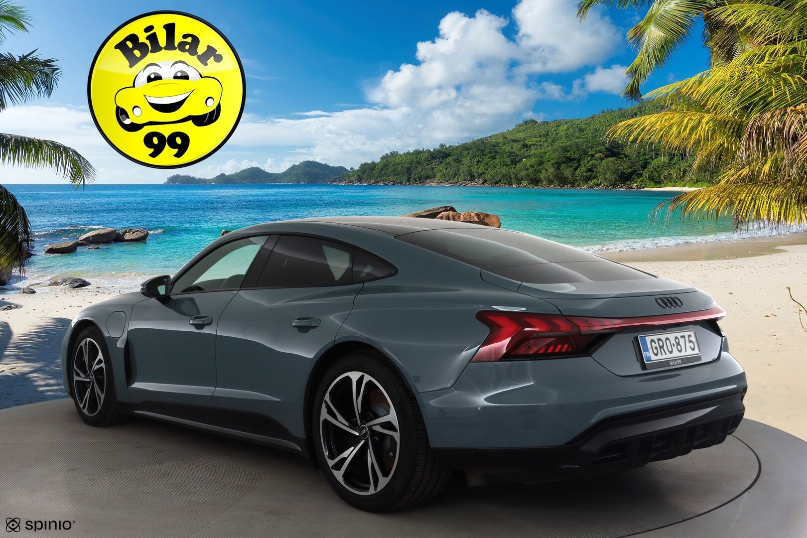 AUDI E-TRON GT 2022 60 quattro * ILP / ACC / Matrix-LED / 360° / Nahkaverhoilu / Lasikatto / Navi / Kaistavahti / KeylessGO * - 2x Latauskaapelit / Kahdet renkaat / Merkkihuollettu! - HULLU BLACKWEEK KORKOTARJOUS 2,49%