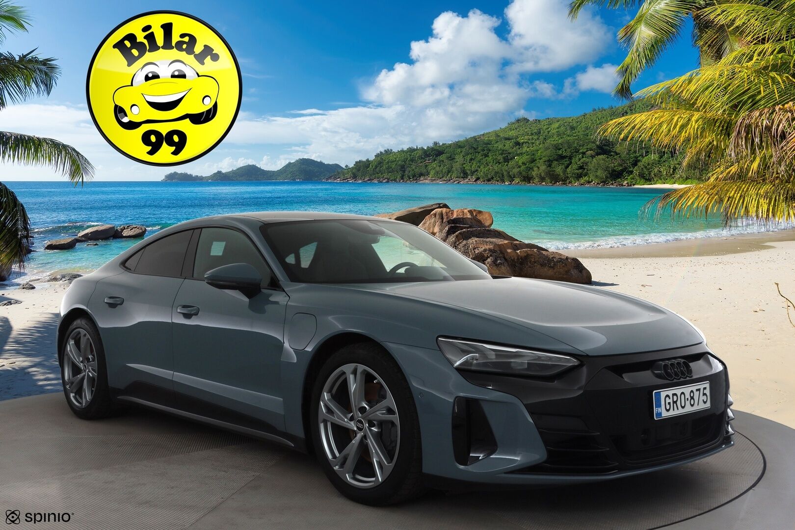 AUDI E-TRON GT 2022 60 quattro * ILP / ACC / Matrix-LED / 360° / Nahkaverhoilu / Lasikatto / Navi / Kaistavahti / KeylessGO * - 2x Latauskaapelit / Kahdet renkaat / Merkkihuollettu! - HULLU BLACKWEEK KORKOTARJOUS 2,49%