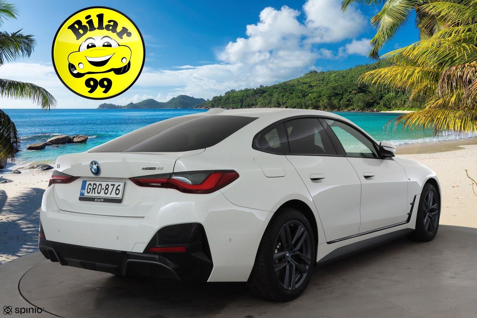 BMW I4 2025 xDrive40 M Sport * Widescreen / ACC / HUD / LED / 360° / Sportpenkit / Navi / Kaistavahti / Comfort Access / HiFi * - Akku kuntotarkastettu SoH 97,3% / Kahdet renkaat - HULLU BLACKWEEK KORKOTARJOUS 2,49%