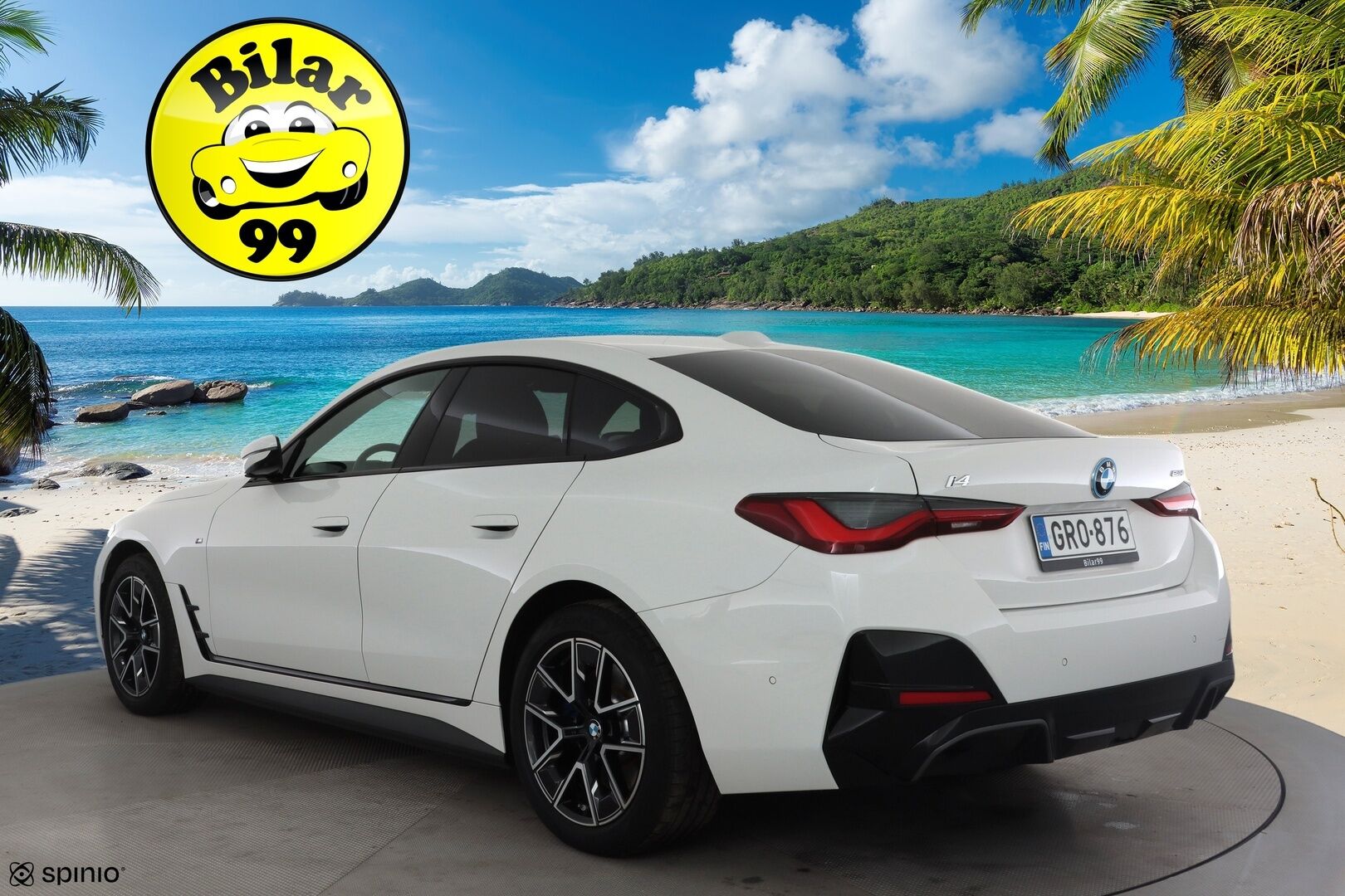 BMW I4 2025 xDrive40 M Sport * Widescreen / ACC / HUD / LED / 360° / Sportpenkit / Navi / Kaistavahti / Comfort Access / HiFi * - Akku kuntotarkastettu SoH 97,3% / Kahdet renkaat - HULLU BLACKWEEK KORKOTARJOUS 2,49%