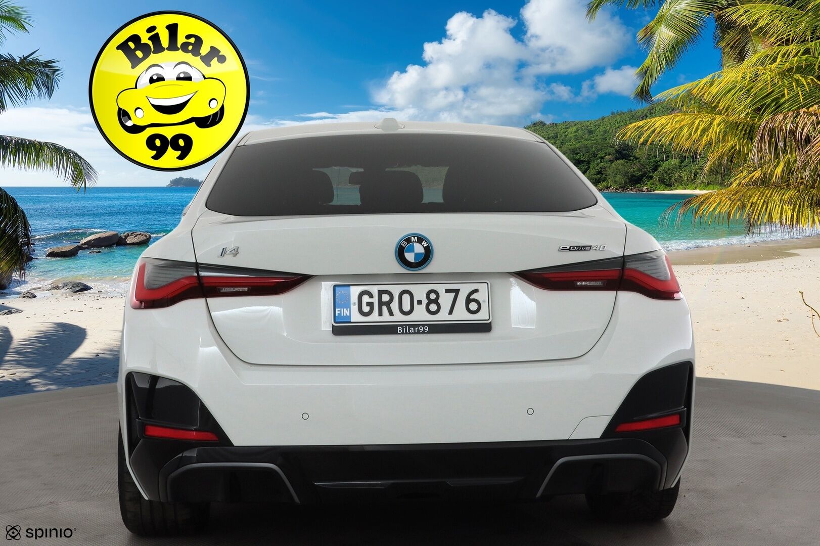 BMW I4 2025 xDrive40 M Sport * Widescreen / ACC / HUD / LED / 360° / Sportpenkit / Navi / Kaistavahti / Comfort Access / HiFi * - Akku kuntotarkastettu SoH 97,3% / Kahdet renkaat - HULLU BLACKWEEK KORKOTARJOUS 2,49%