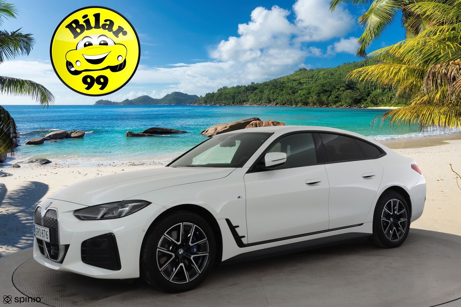 BMW I4 2025 xDrive40 M Sport * Widescreen / ACC / HUD / LED / 360° / Sportpenkit / Navi / Kaistavahti / Comfort Access / HiFi * - Akku kuntotarkastettu SoH 97,3% / Kahdet renkaat - HULLU BLACKWEEK KORKOTARJOUS 2,49%