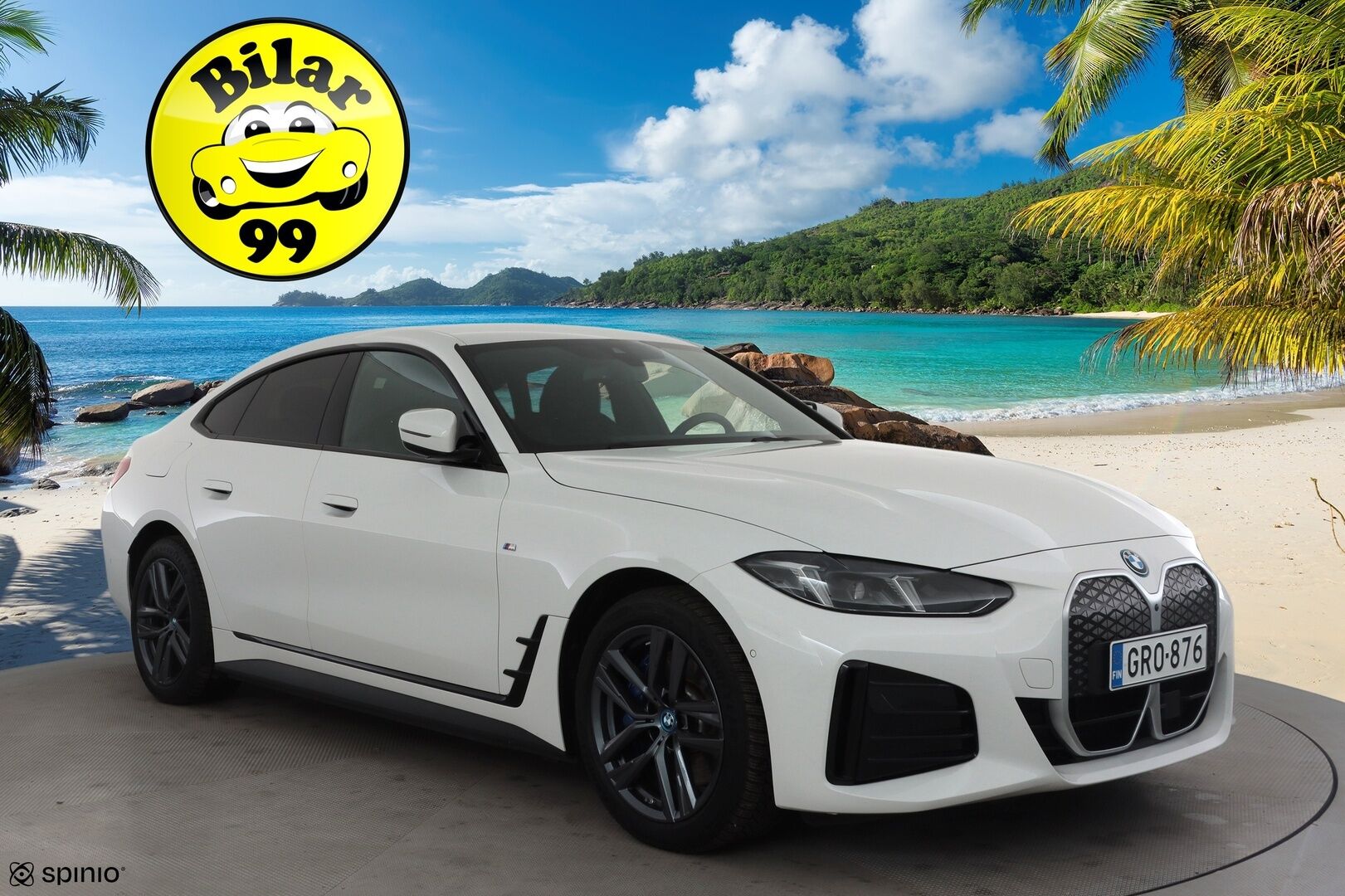 BMW I4 2025 xDrive40 M Sport * Widescreen / ACC / HUD / LED / 360° / Sportpenkit / Navi / Kaistavahti / Comfort Access / HiFi * - Akku kuntotarkastettu SoH 97,3% / Kahdet renkaat - HULLU BLACKWEEK KORKOTARJOUS 2,49%