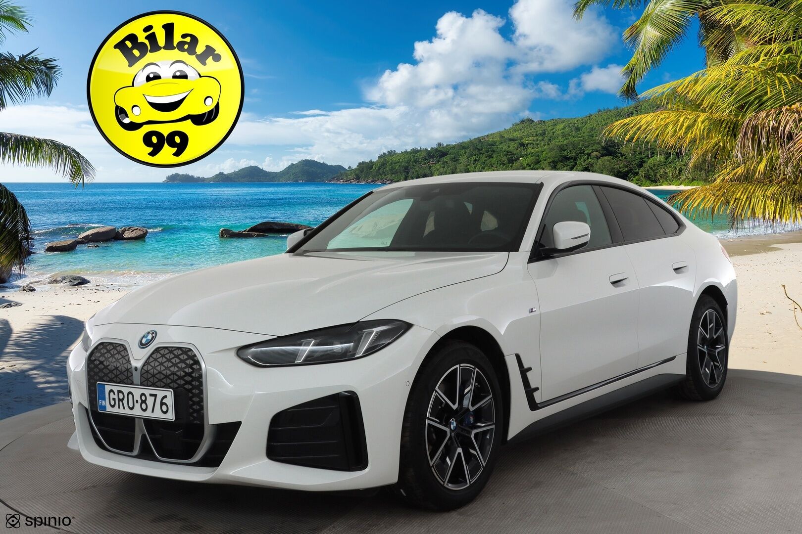 BMW I4 2025 xDrive40 M Sport * Widescreen / ACC / HUD / LED / 360° / Sportpenkit / Navi / Kaistavahti / Comfort Access / HiFi * - Akku kuntotarkastettu SoH 97,3% / Kahdet renkaat - HULLU BLACKWEEK KORKOTARJOUS 2,49%
