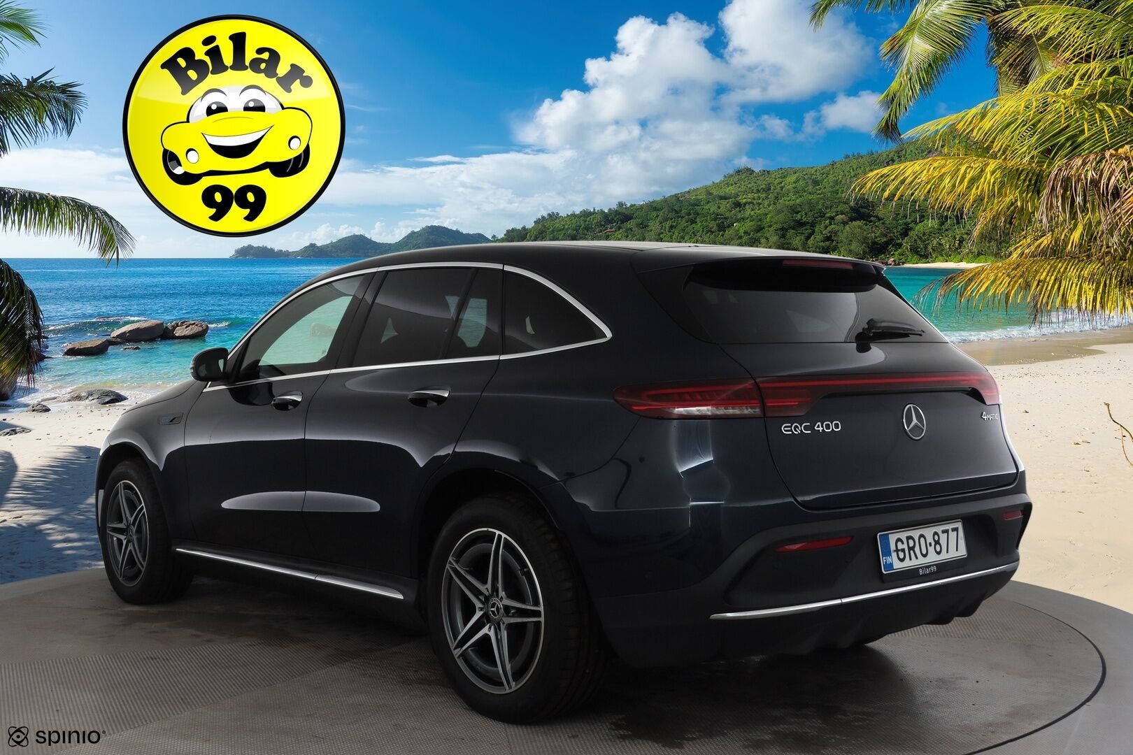 MERCEDES-BENZ EQC 2023 400 AMG * Distronic+ / P.kamera / Multibeam / Navi / Midline / Muistipenkit / KeylessGo / Sähköluukku / Widescreen * - HULLU BLACKWEEK KORKOTARJOUS 2,49%