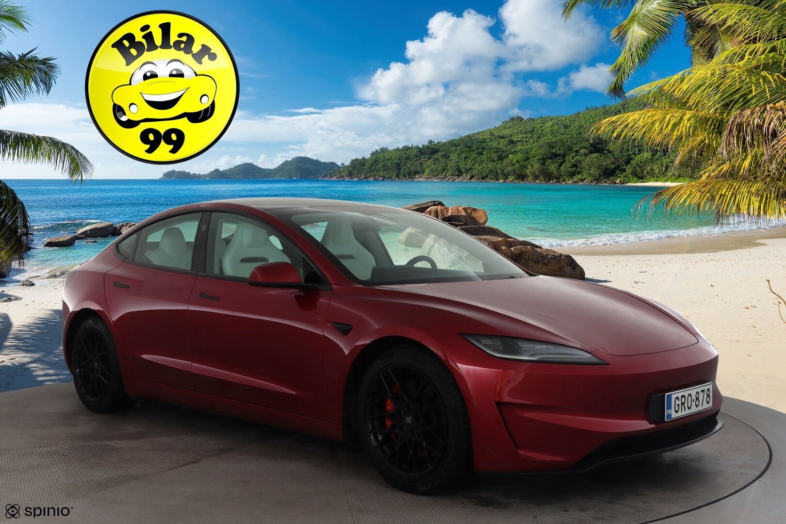 TESLA MODEL 3 2024 Performance AWD Highland - 2x vanteet / Valkoinen sisusta - HULLU BLACKWEEK KORKOTARJOUS 2,49%
