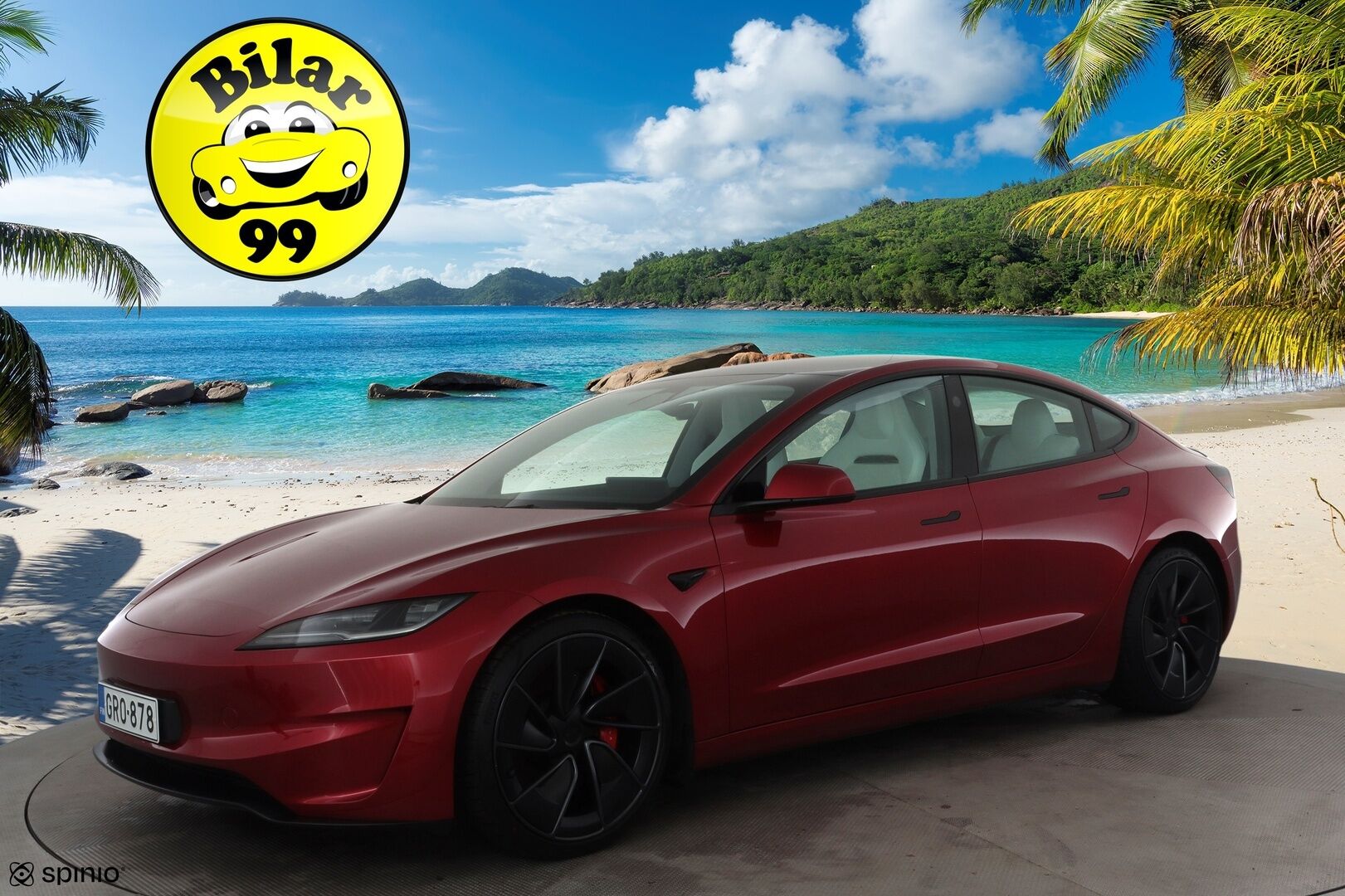 TESLA MODEL 3 2024 Performance AWD Highland - 2x vanteet / Valkoinen sisusta - HULLU BLACKWEEK KORKOTARJOUS 2,49%