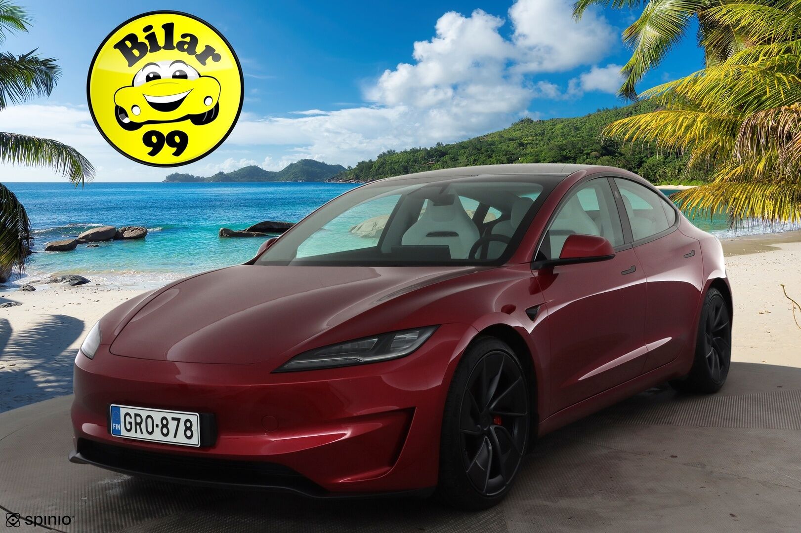 TESLA MODEL 3 2024 Performance AWD Highland - 2x vanteet / Valkoinen sisusta - HULLU BLACKWEEK KORKOTARJOUS 2,49%