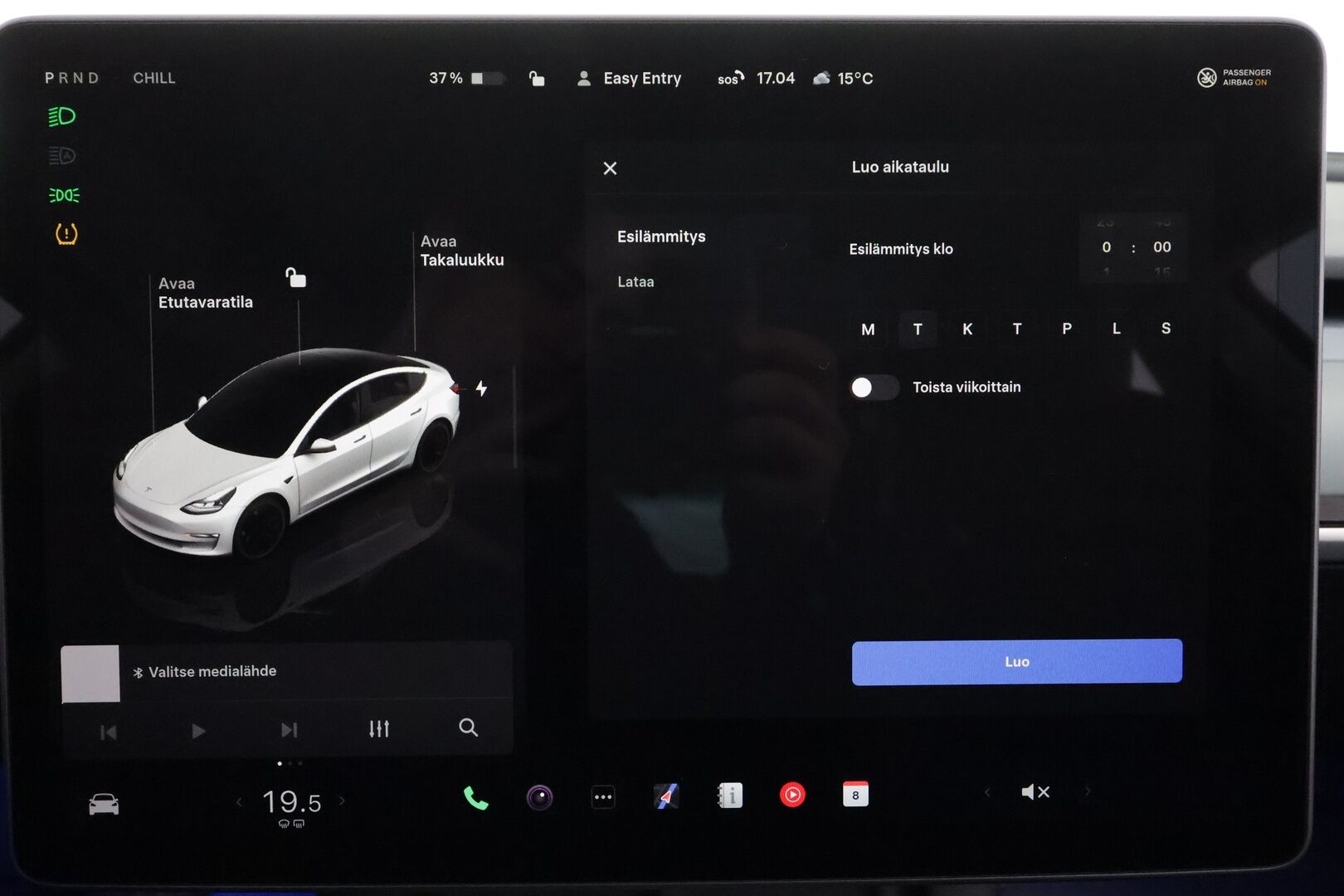 TESLA MODEL 3 2022 Long Range * ILP / ACC / Matrix-LED / P.kamera / Muistipenkki / Premium Audio / Navi / Kaistavahti / Keyless * - HULLUT BLACKWEEK JATKOT - KORKOTARJOUS 2,49%