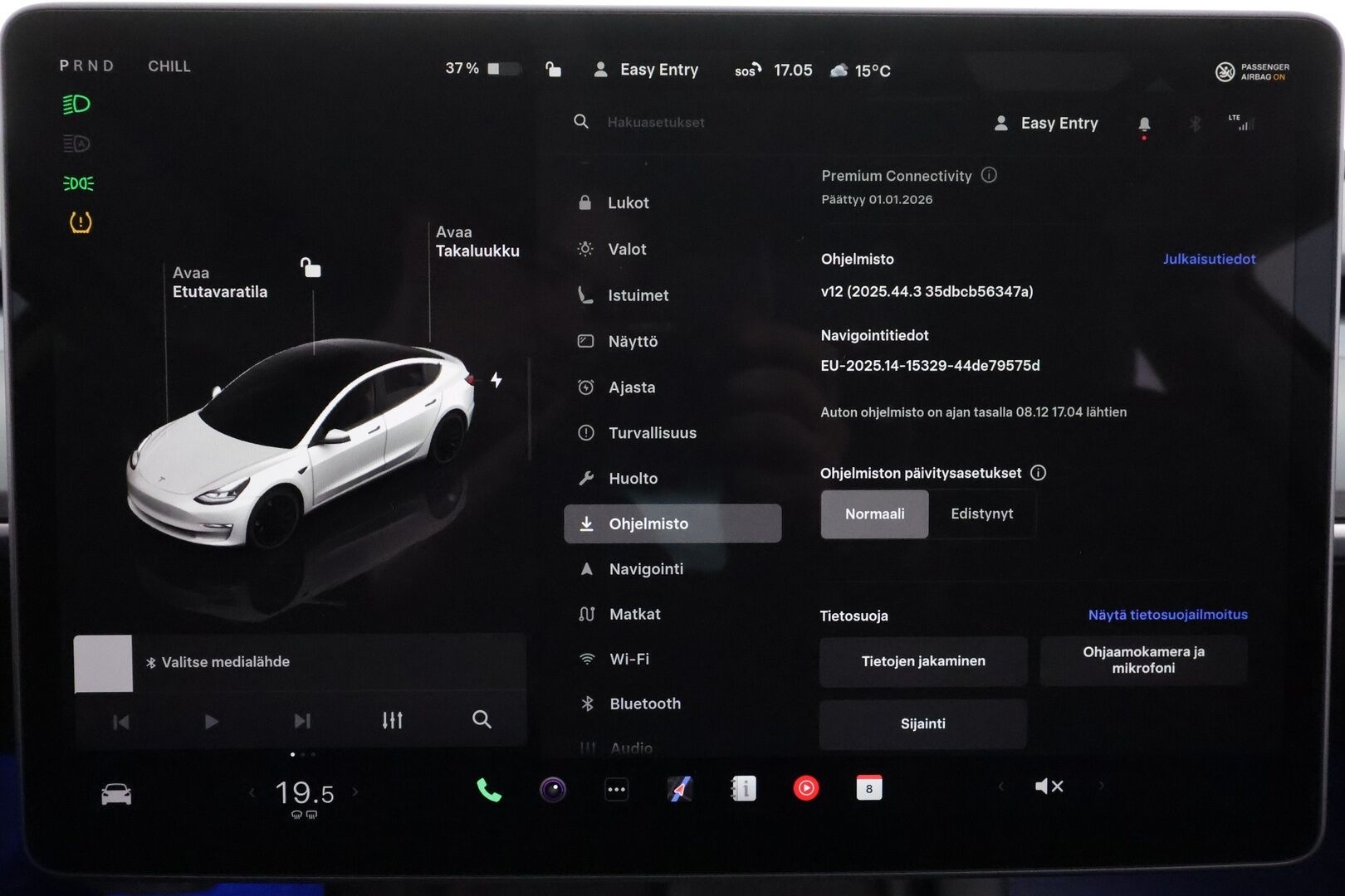 TESLA MODEL 3 2022 Performance Dual Motor * ILP / ACC / Matrix-LED / P.kamera / Muistipenkki / Premium Audio / Navi / Kaistavahti / Keyless * - Akku kuntotarkastettu 