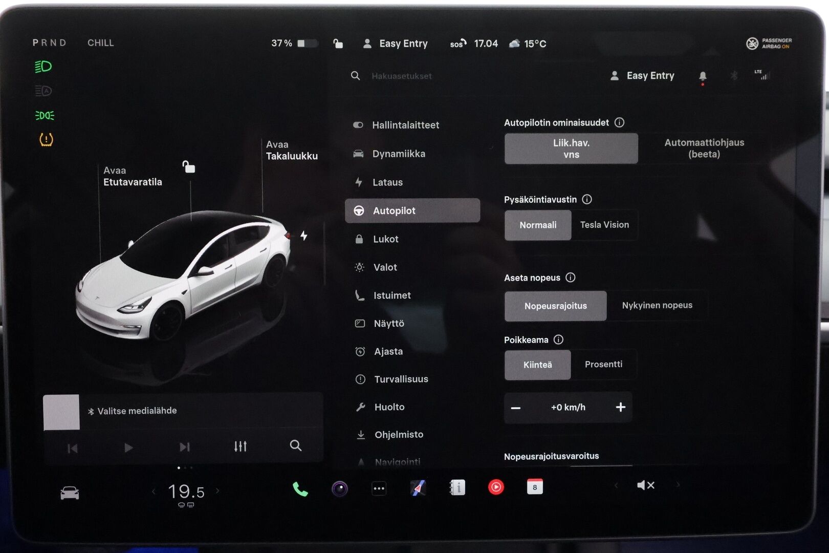 TESLA MODEL 3 2022 Long Range * ILP / ACC / Matrix-LED / P.kamera / Muistipenkki / Premium Audio / Navi / Kaistavahti / Keyless * - HULLUT BLACKWEEK JATKOT - KORKOTARJOUS 2,49%