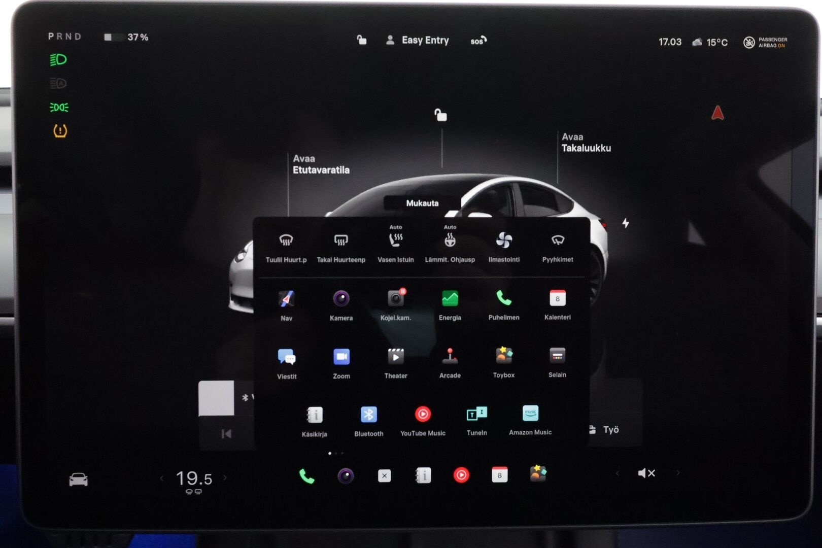 TESLA MODEL 3 2022 Long Range * ILP / ACC / Matrix-LED / P.kamera / Muistipenkki / Premium Audio / Navi / Kaistavahti / Keyless * - HULLUT BLACKWEEK JATKOT - KORKOTARJOUS 2,49%