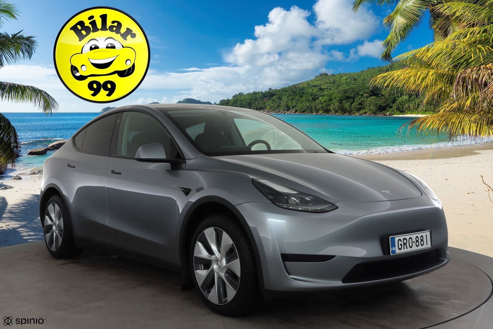 TESLA MODEL Y 2024 RWD * Lasikatto / P.kamera / Matrix LED / Premium Audio / ILP / Navi / Nahat * - Akku kuntotarkastettu 