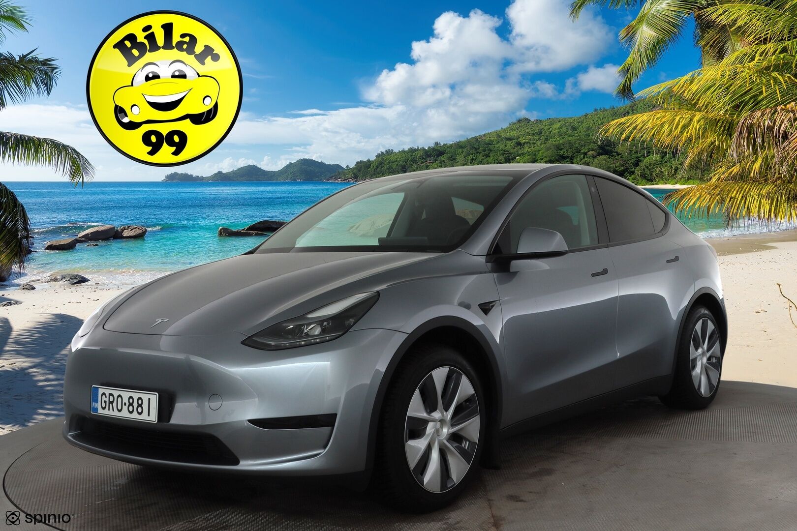 TESLA MODEL Y 2024 RWD * Lasikatto / P.kamera / Matrix LED / Premium Audio / ILP / Navi / Nahat * - Akku kuntotarkastettu 