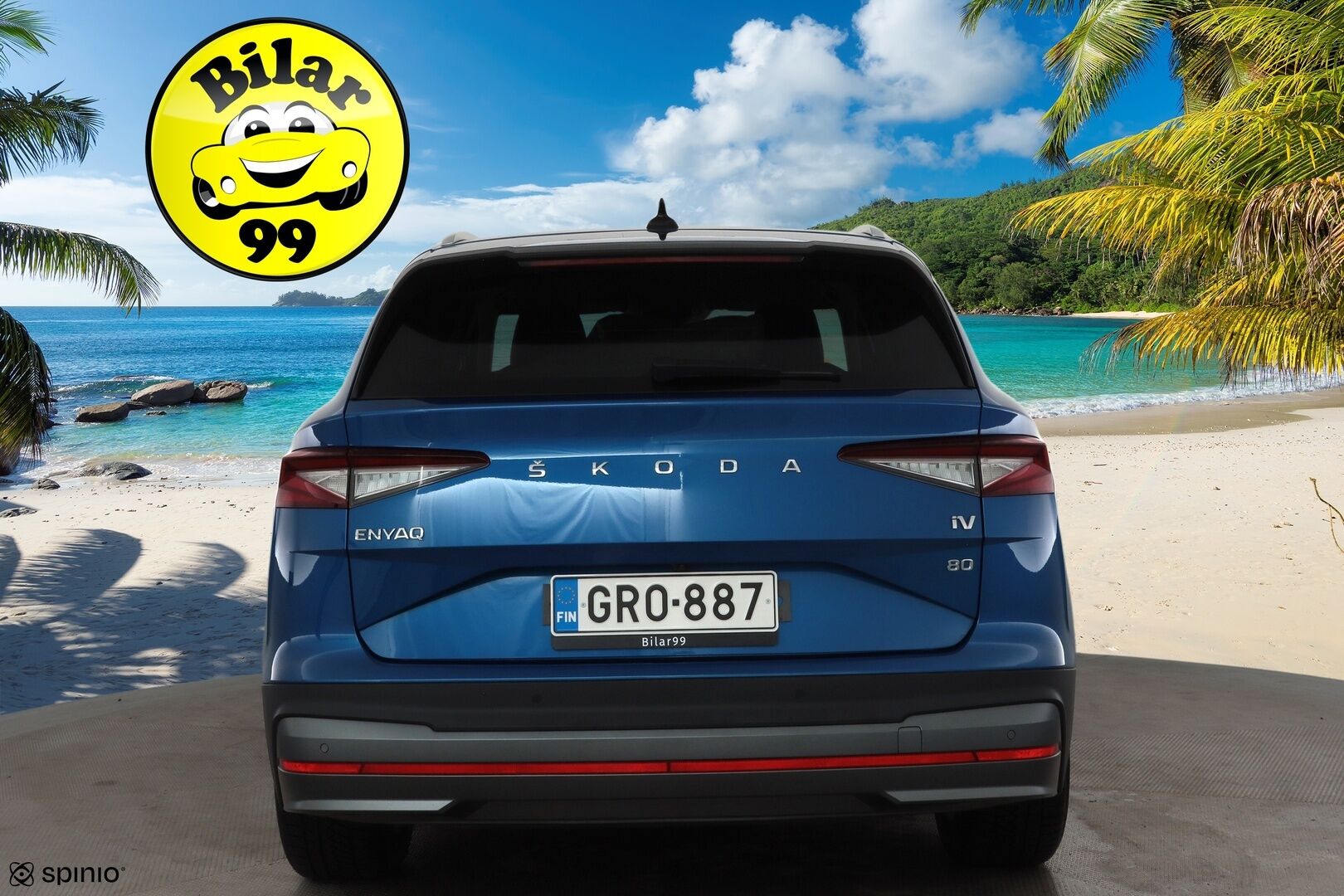 Skoda Enyaq 2022 80 iV * Lämpöpumppu / Vetokoukku / Adapt.Vakkari / Matrix LED / 360-Kamera / Navi / Kaistavahti / Keyless - Kahdet renkaat / Merkkihuollot