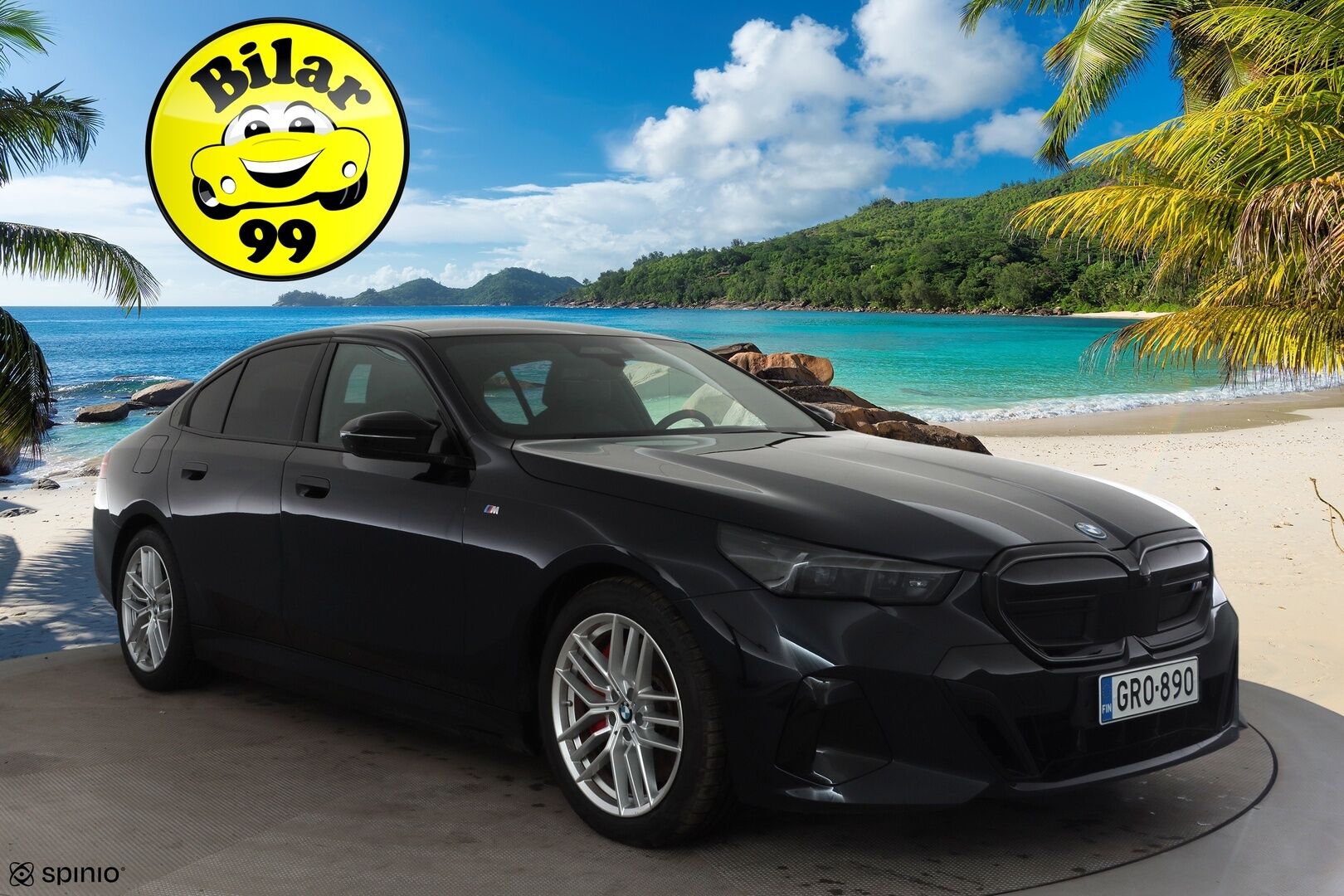 BMW I5 M60 2024 G60 M60 xDrive M Sport Pro * ACC / HUD / 360° / B&W / Ilmastoidut Muistipenkit / Panorama / Koukku / Adapt.LED * - Akku kuntotarkastettu / Adaptiivinen alusta Professional / Comfort Access / Nelipyöräohjaus / Kahdet renkaat aluvanteilla