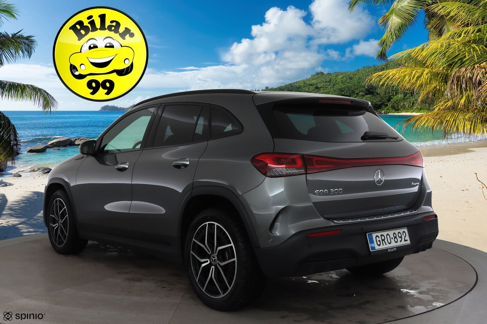 MERCEDES-BENZ EQA 2022 300 4MATIC Business AMG *Lisälämmitin / Widescreen / Distronic plus / LED / Keyless / Navi* - Puhdas CarVertical / MB alumiinivanteet alla / AMG