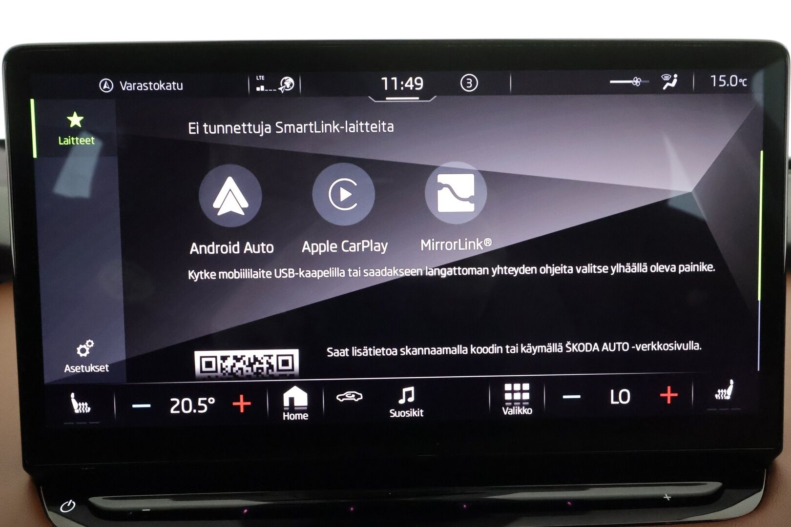 SKODA ENYAQ 2022 80X 4X4 195kW * HUD / ILP / Crystal light / Lasikatto / Ruskea nahkaverhoilu / ACC / Keyless / Navi* - Kauppa & Kotilaturi / Merkkihuolettu / Kahdet renkaat