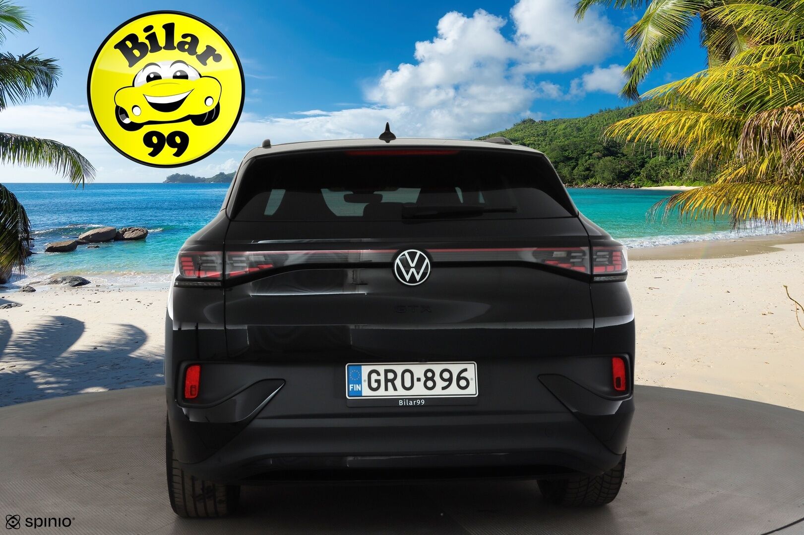 VOLKSWAGEN ID.4 2025 GTX 4MOTION 250 kW * Lasikatto / Koukku / ILP / H&K / ACC / Matrix-LED / 360 Kamera / Hierovat Sportpenkit Muistilla * - Akku kuntotarkastettu SoH 98,9% / Kahdet renkaat 