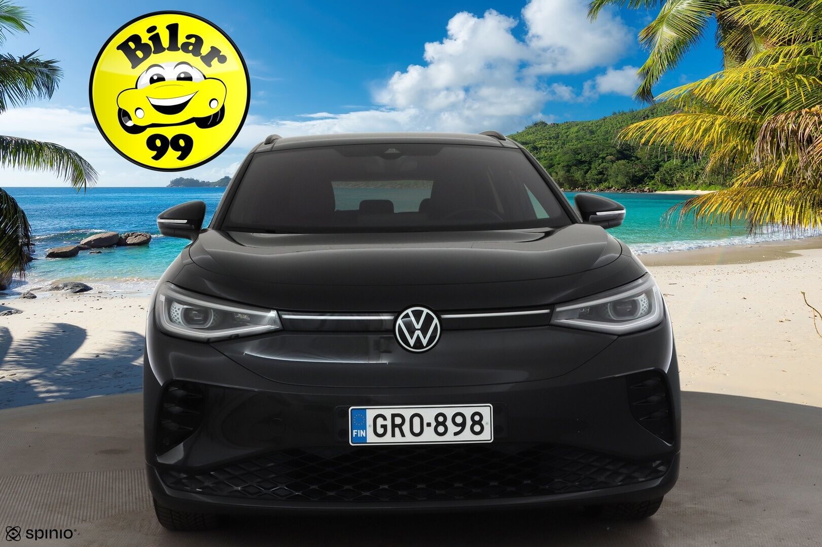 VOLKSWAGEN ID.4 2023 GTX 220 kW * HUD / Lämpöpumppu / IQ Light / Lasikatto / ACC / Keyless / Navi * - Kahdet renkaat / merkkihuollettu