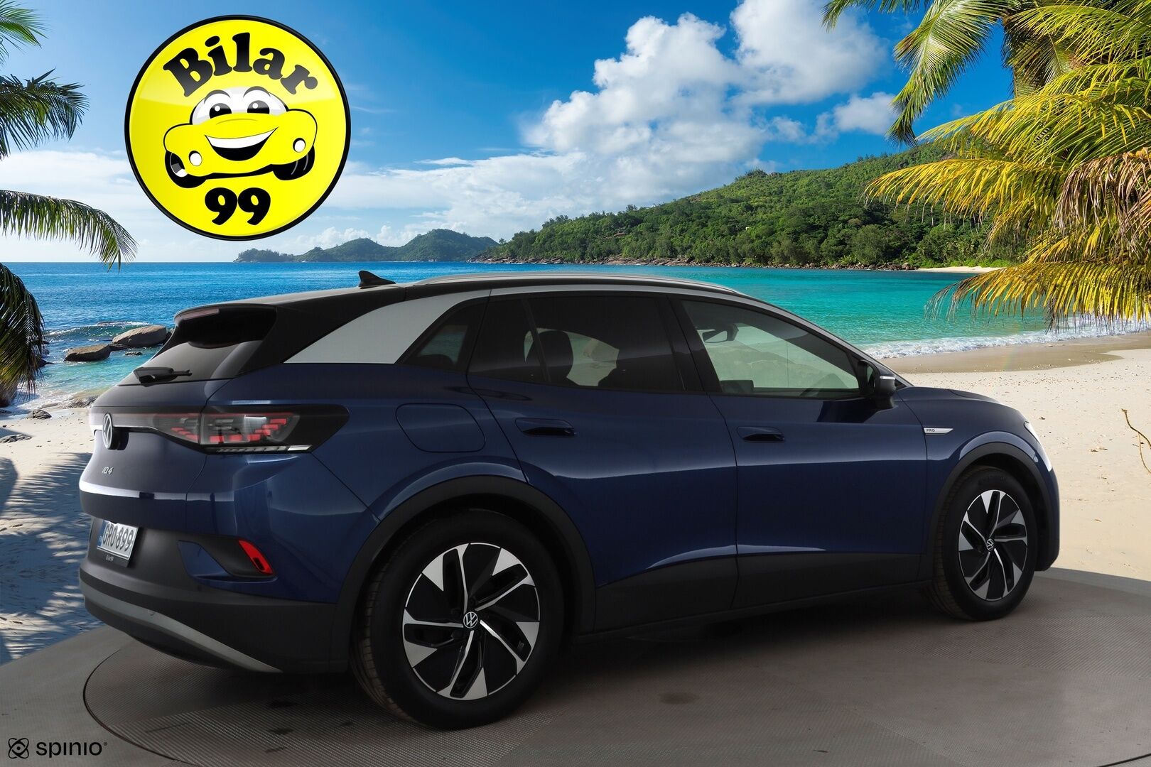 VOLKSWAGEN ID.4 2022 Pro Performance 150 kW * ILP / Lasikatto / Hierovat muistipenkit / IQ-Light / ACC / Keyless / Navi * - Kahdet renkaat / Merkkihuollettu